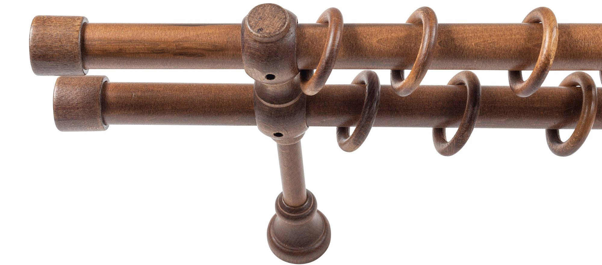 SN DECO GROUP Gardinenstange »Cafiro«, 2 läufig-läufig, Fixmaß