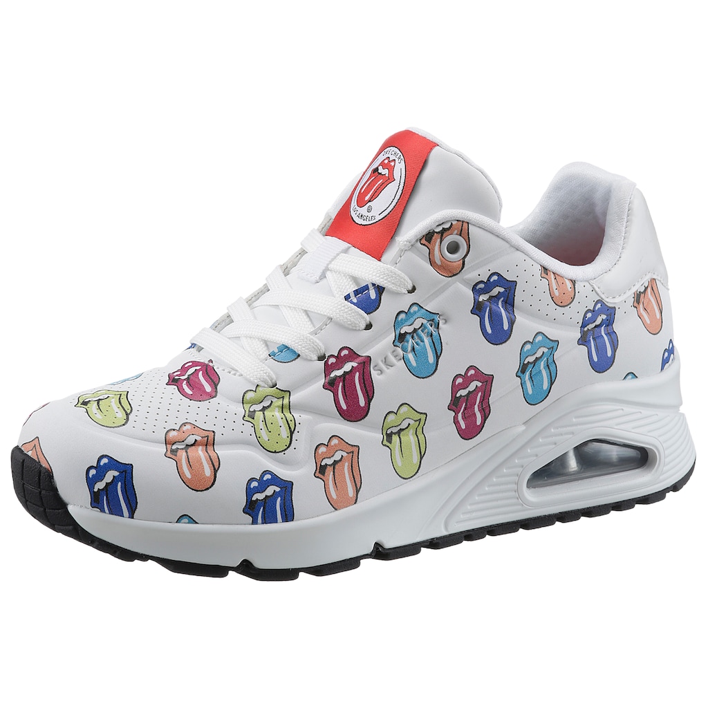 Skechers Sneaker »UNO - SAY IT LOUD«, mit coolem Print, Freizeitschuh, Halbschuh, Schnürschuh