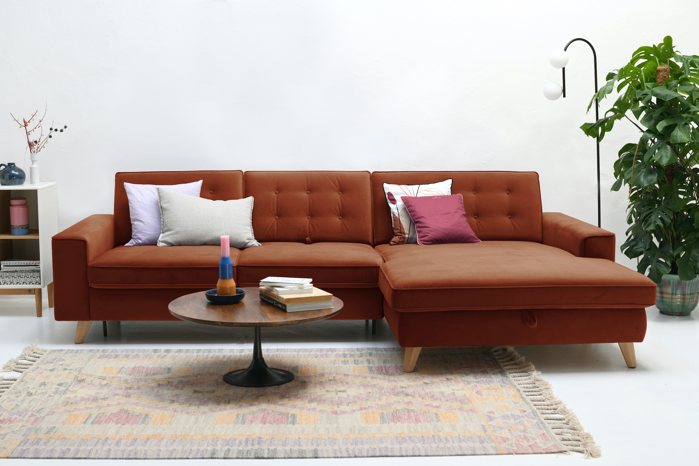 Ecksofa »Nordic Shift Chic«, wahlweise mit Bettfunktion und Bettkasten