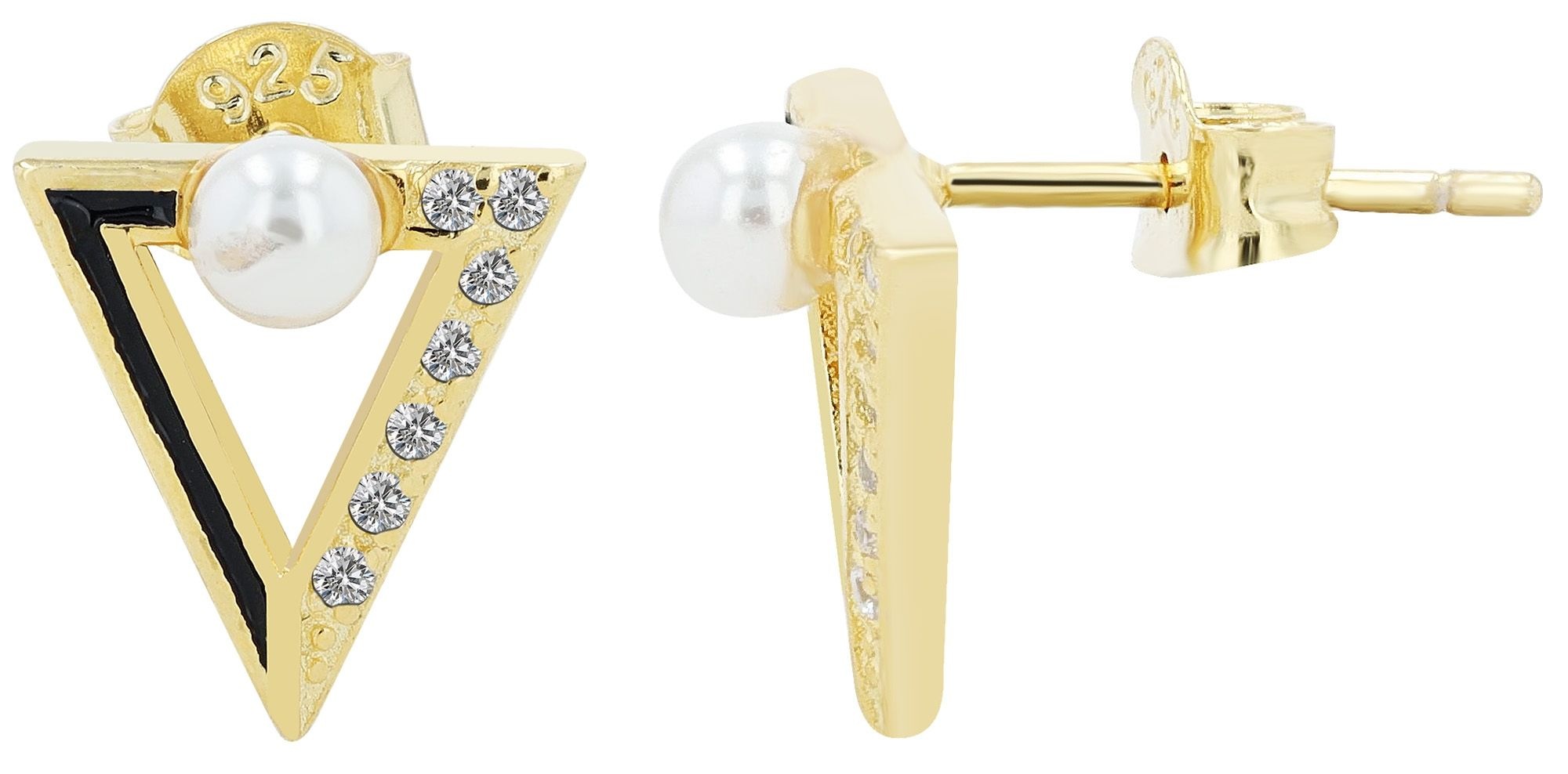 Adelia´s Paar Ohrhänger "Damen Ohrringe – Ohrstecker aus 925 Silber mit Per günstig online kaufen