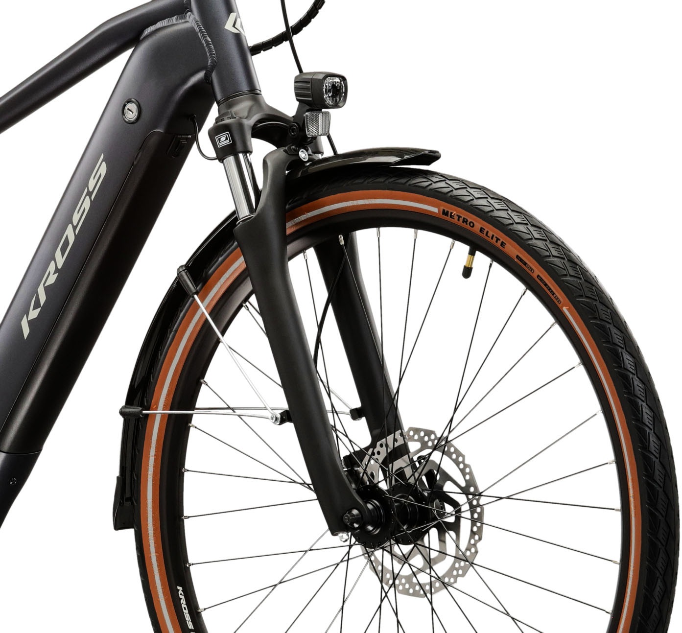 Kross E-Bike »E-Trekkingbike Herren Trans Hybrid 1.0 28" graphitgrau 8 Gänge«, 8 Gang, Shimano, ACERA M3020, Heckmotor 250 W