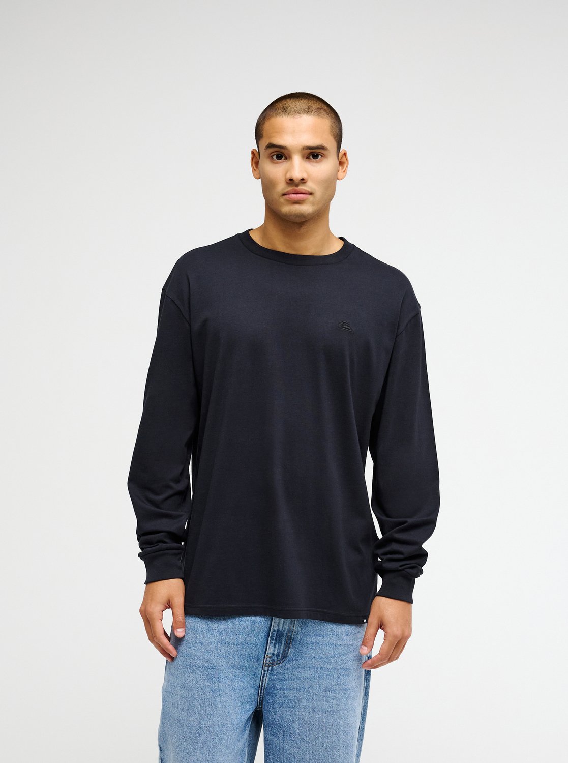 Quiksilver Langarmshirt "SALT WATER LS" für Erwachsene, sportlicher Stil, aus Baumwolle, auch in großen Größen