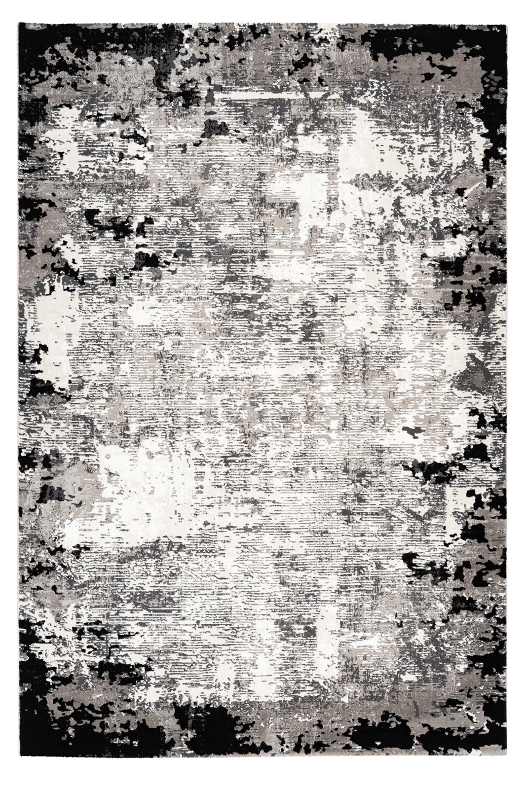 Teppich KAYOOM "Olivo 922", grau, B:120cm H:13mm L:170cm, Polyester, Teppiche, Teppich, Kurzflor, Vintage, Modernes Muster, Deko, Vegan