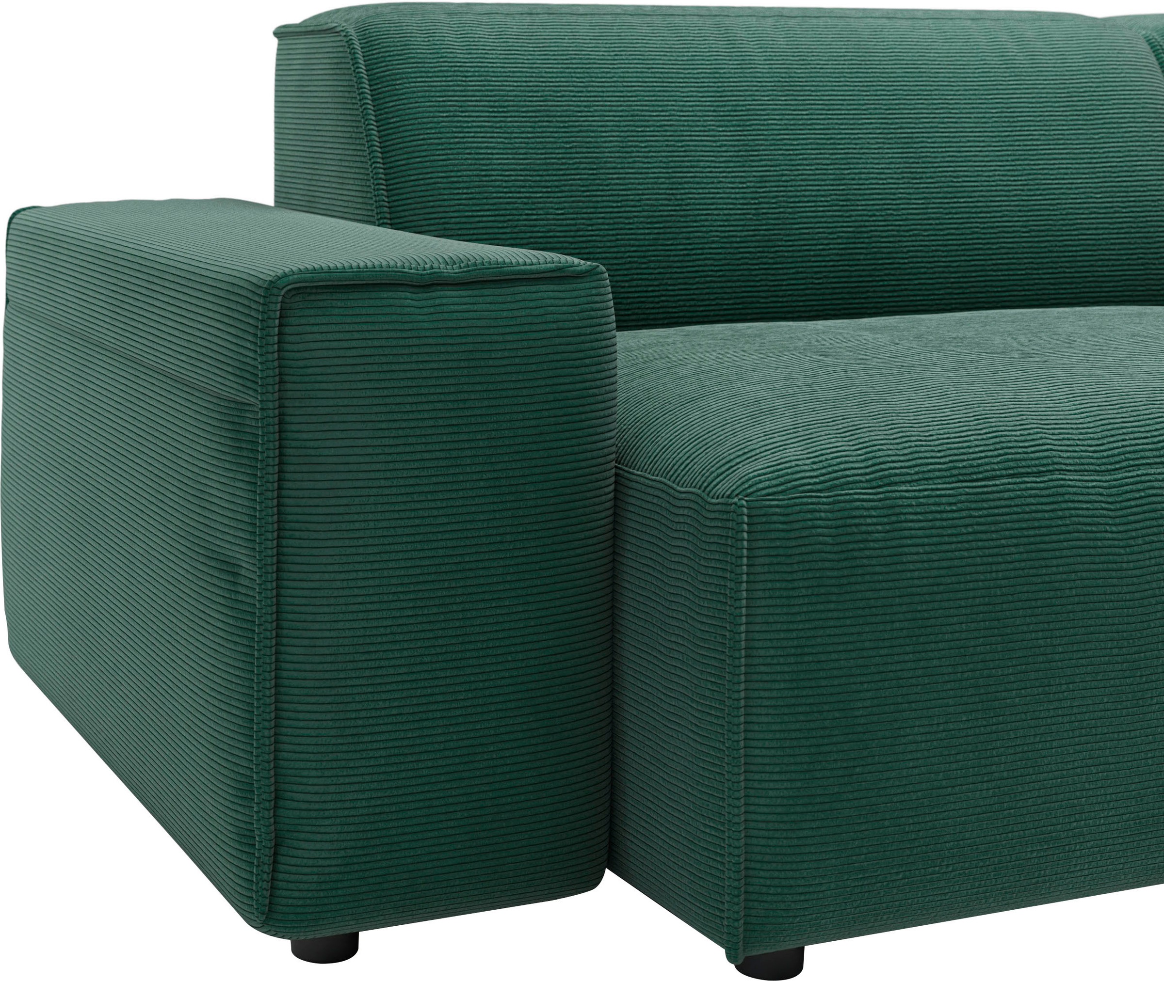 andas Ecksofa »Glimminge L-Form auch in Breitcord, Feincord + Easy care-Bezug,«, Breite 234, Zierkissen
