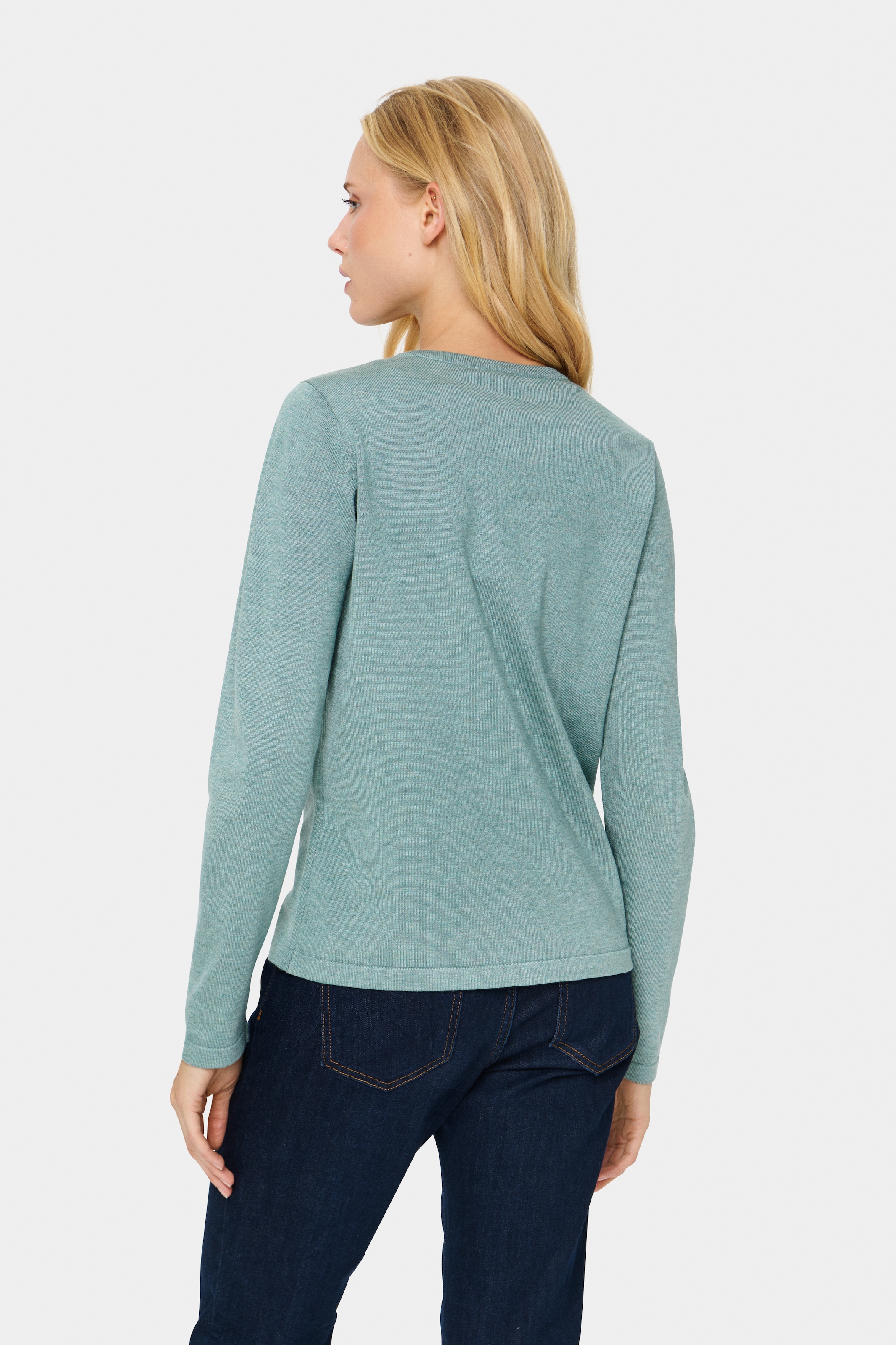 Saint Tropez Strickjacke »A8661, MilaSZ R-Neck Cardigan«
