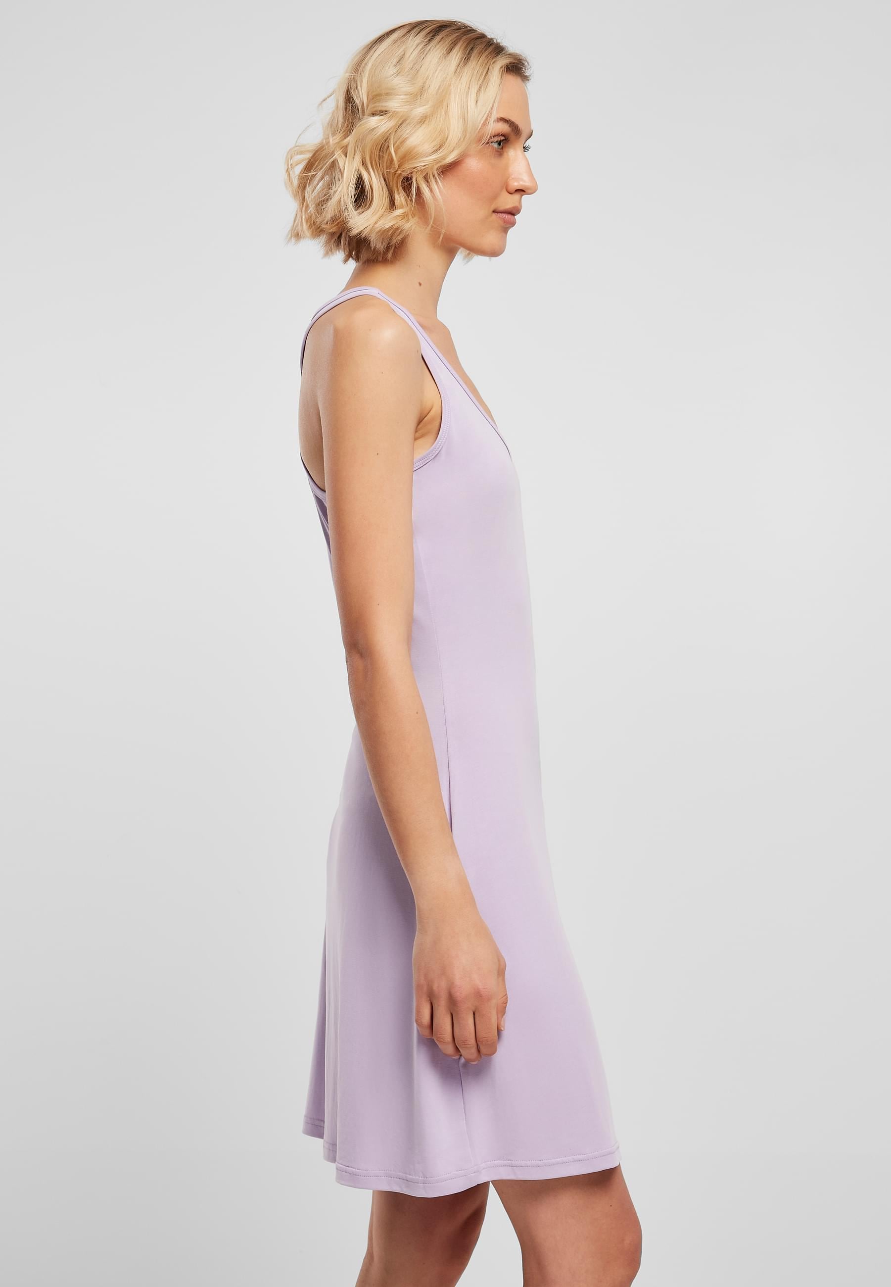 URBAN CLASSICS Shirtkleid »Urban Classics Damen Ladies Modal Short Racer Back Dress«, (1 tlg.)