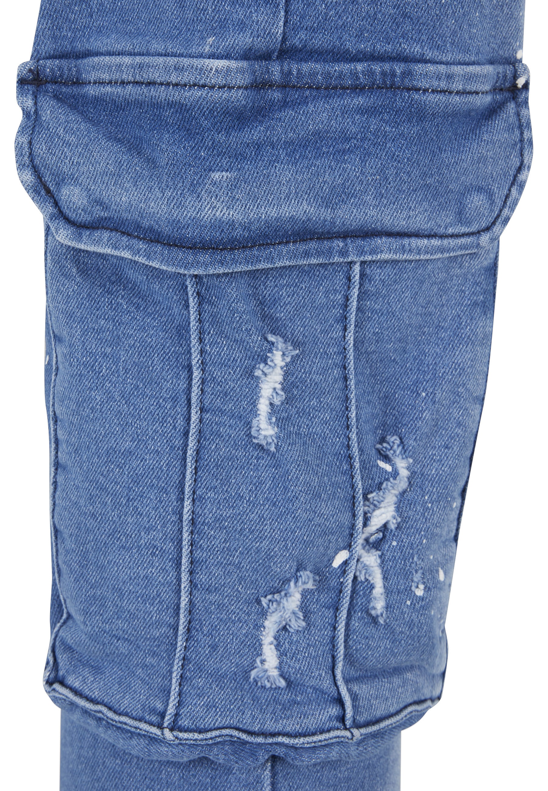 2Y Premium Stoffhose »2Y Premium Herren 2Y Skinny Fit Pocket Cargo Skull Jeans«