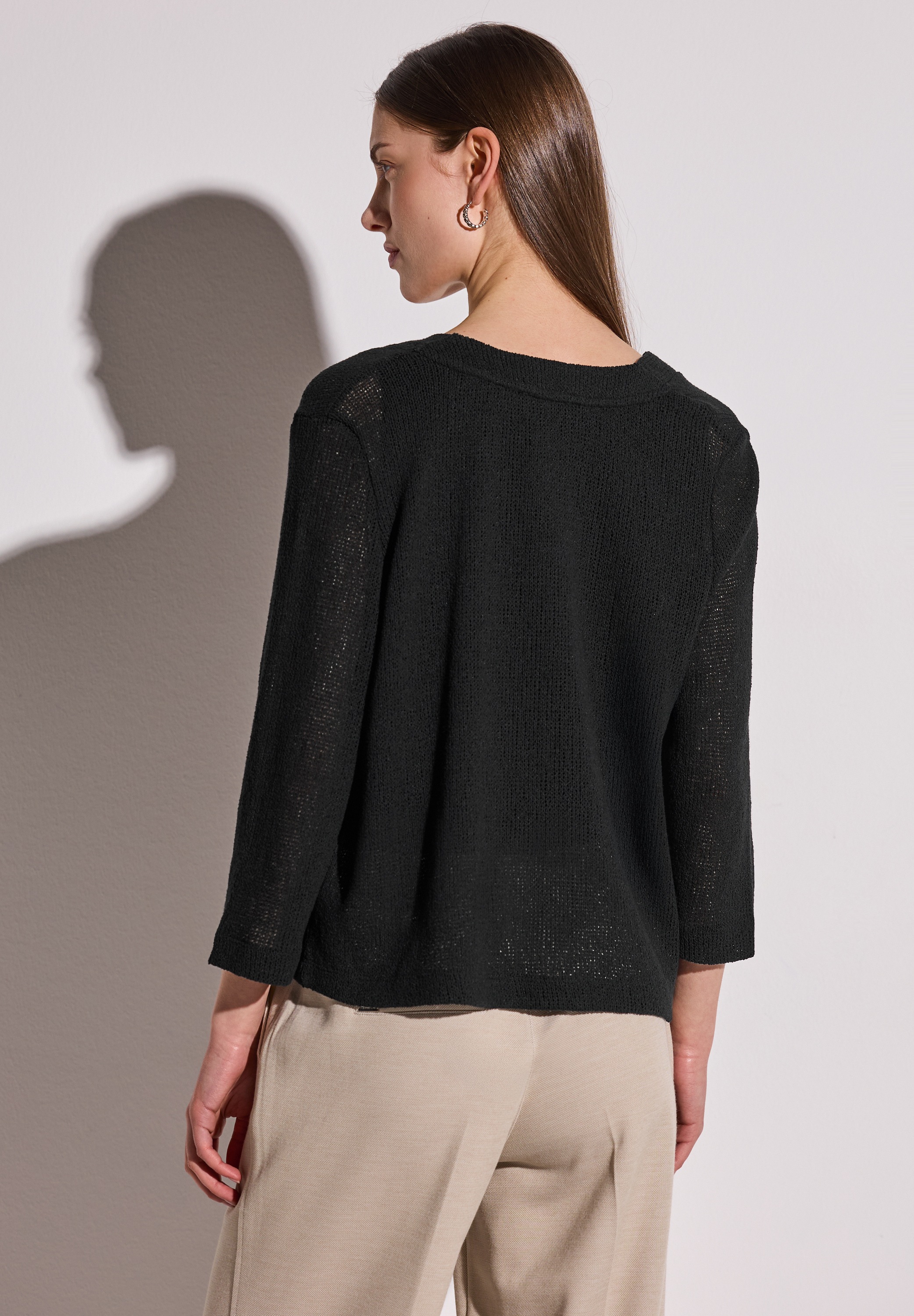 STREET ONE Cardigan, mit 3/4 Ärmeln günstig online kaufen