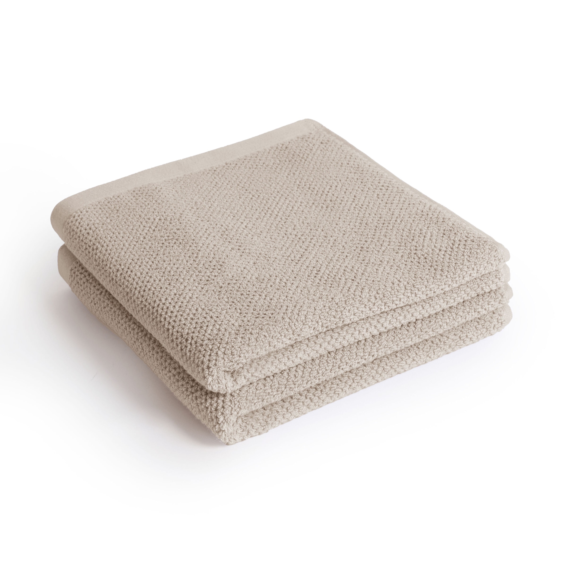herzbach home Handtuch Set »Spa« 2 Jersey 525g/m², Premium-Qualität, 100% Baumwolle, einfarbig