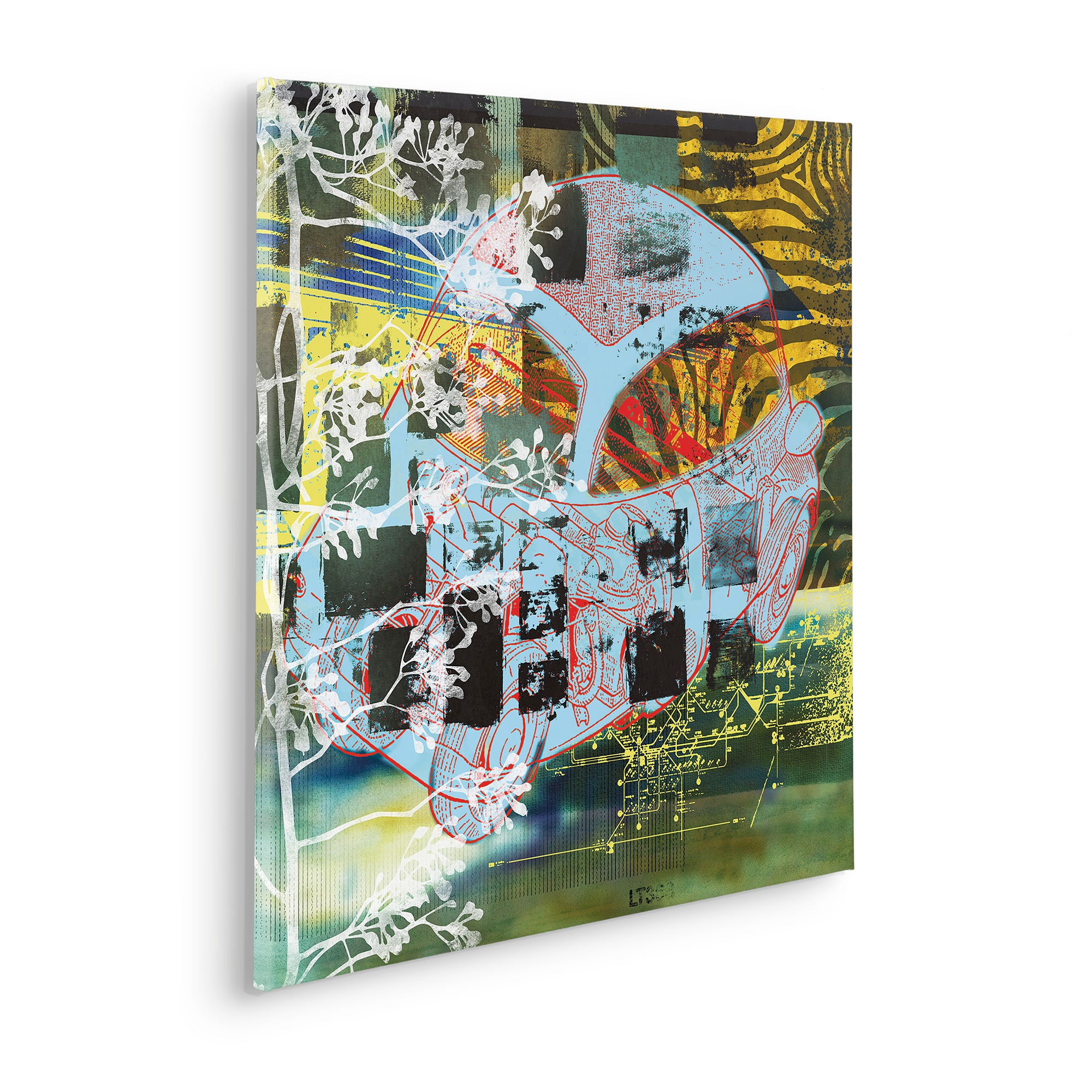 Komar Leinwandbild "Pile of Scrap - Größe 60 x 60 cm" Natur 1 Stk. tlg. Kei günstig online kaufen