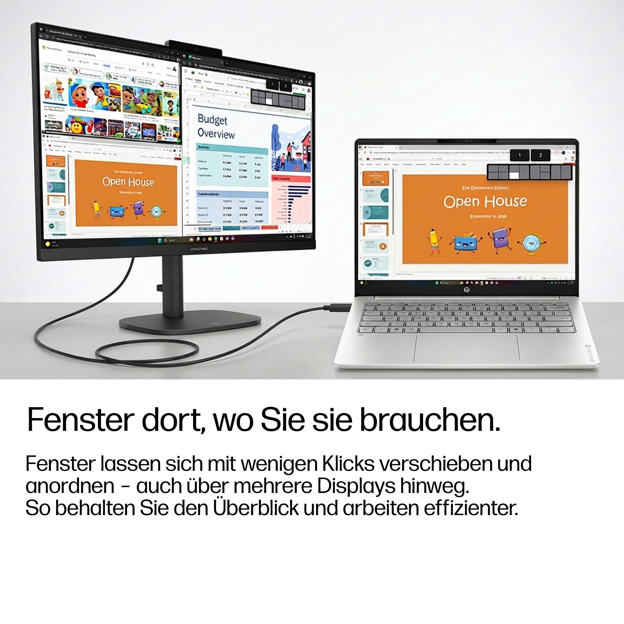 HP Notebook »OmniBook 3 16-bu0074ngx« 40,6 cm / 16 ″ Intel Ultra 7 Intel Graphics 512 GB SSD