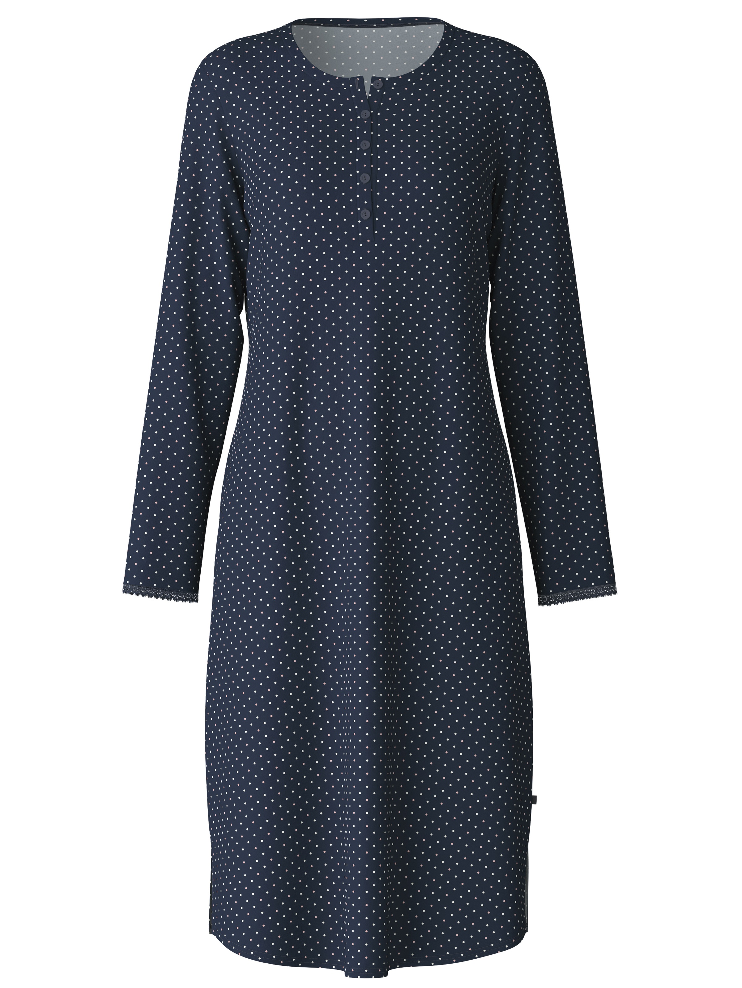CALIDA Nachthemd "Midnight Dreams", Knopfleiste, Pure Cotton, Interlock-Qua günstig online kaufen