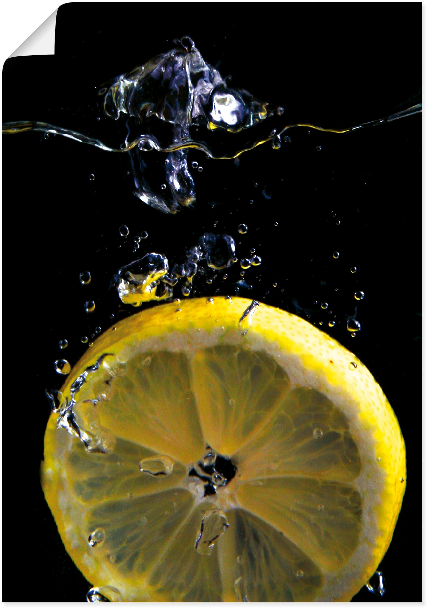 Wandbild »Zitrone«, Lebensmittel, (1 St.), als Alubild, Outdoorbild, Leinwandbild,...