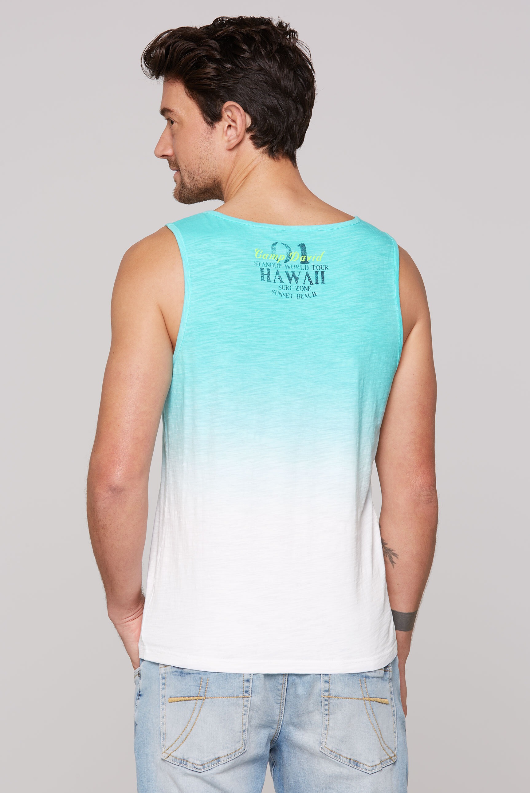 CAMP DAVID Tanktop, aus Baumwolle