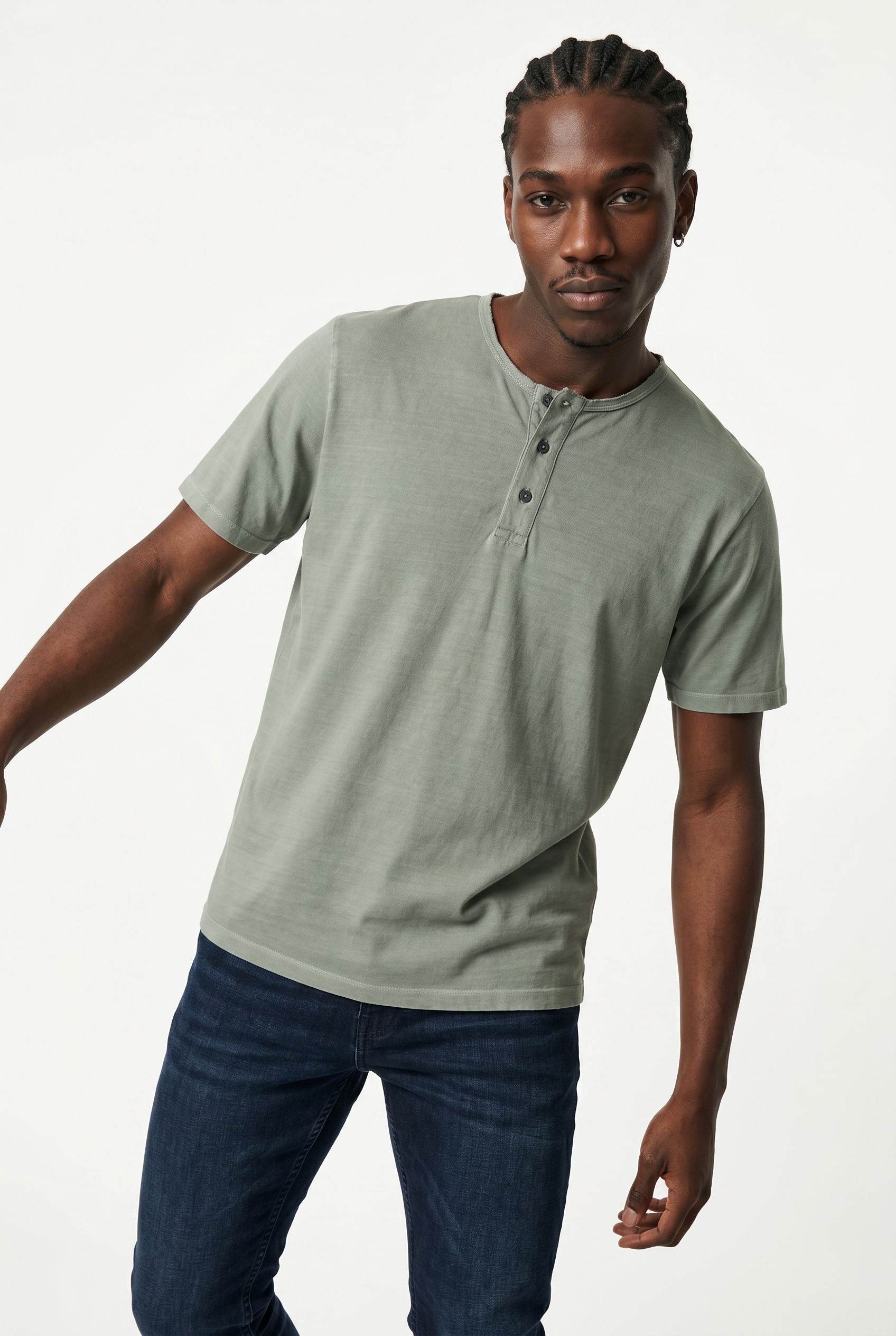 Jack & Jones T-Shirt "JPRBLUAMAN SS HENLEY TEE SMU"