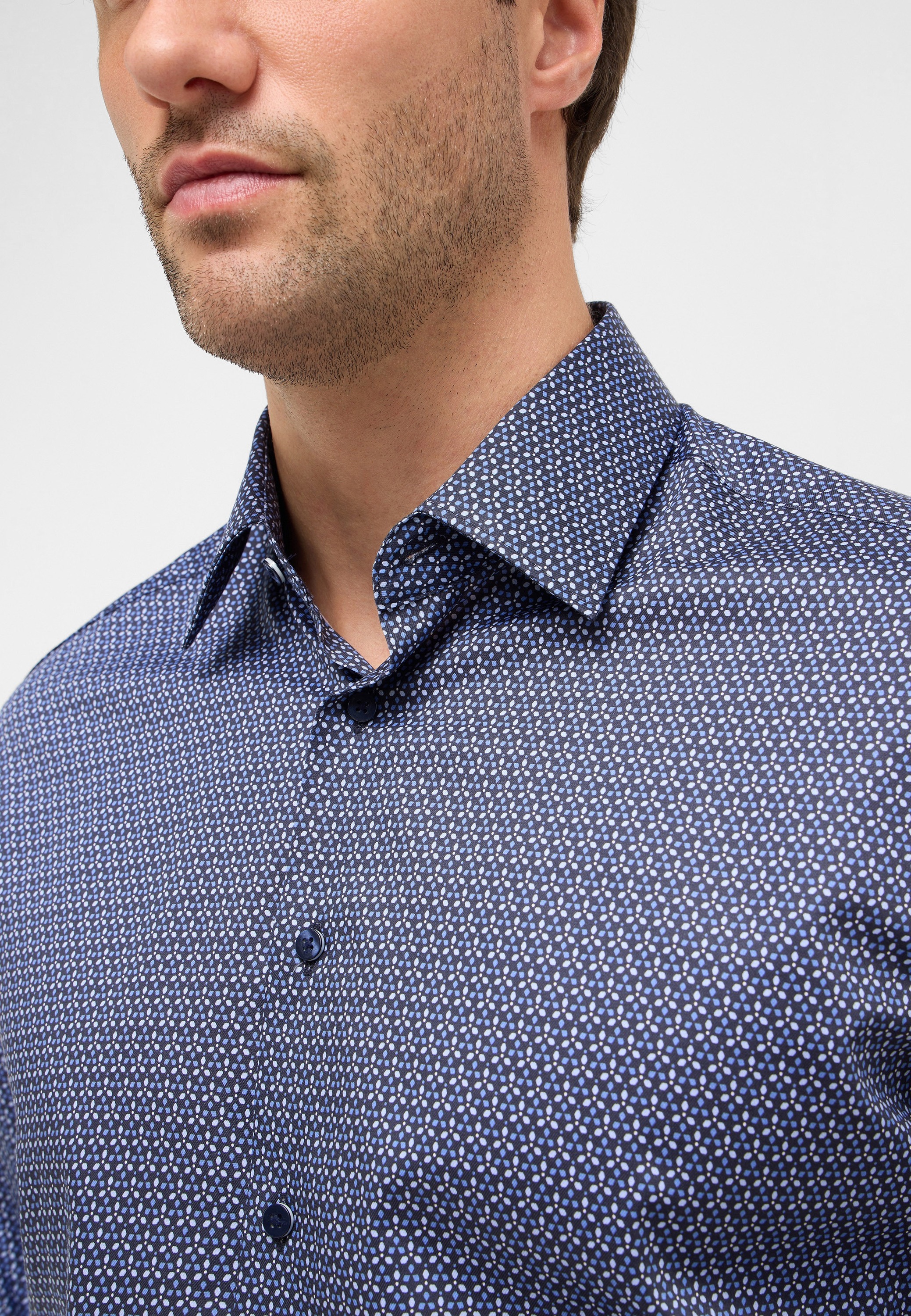 Thumbnail - Eterna Langarmhemd "MODERN FIT" NON IRON (bügelfrei)