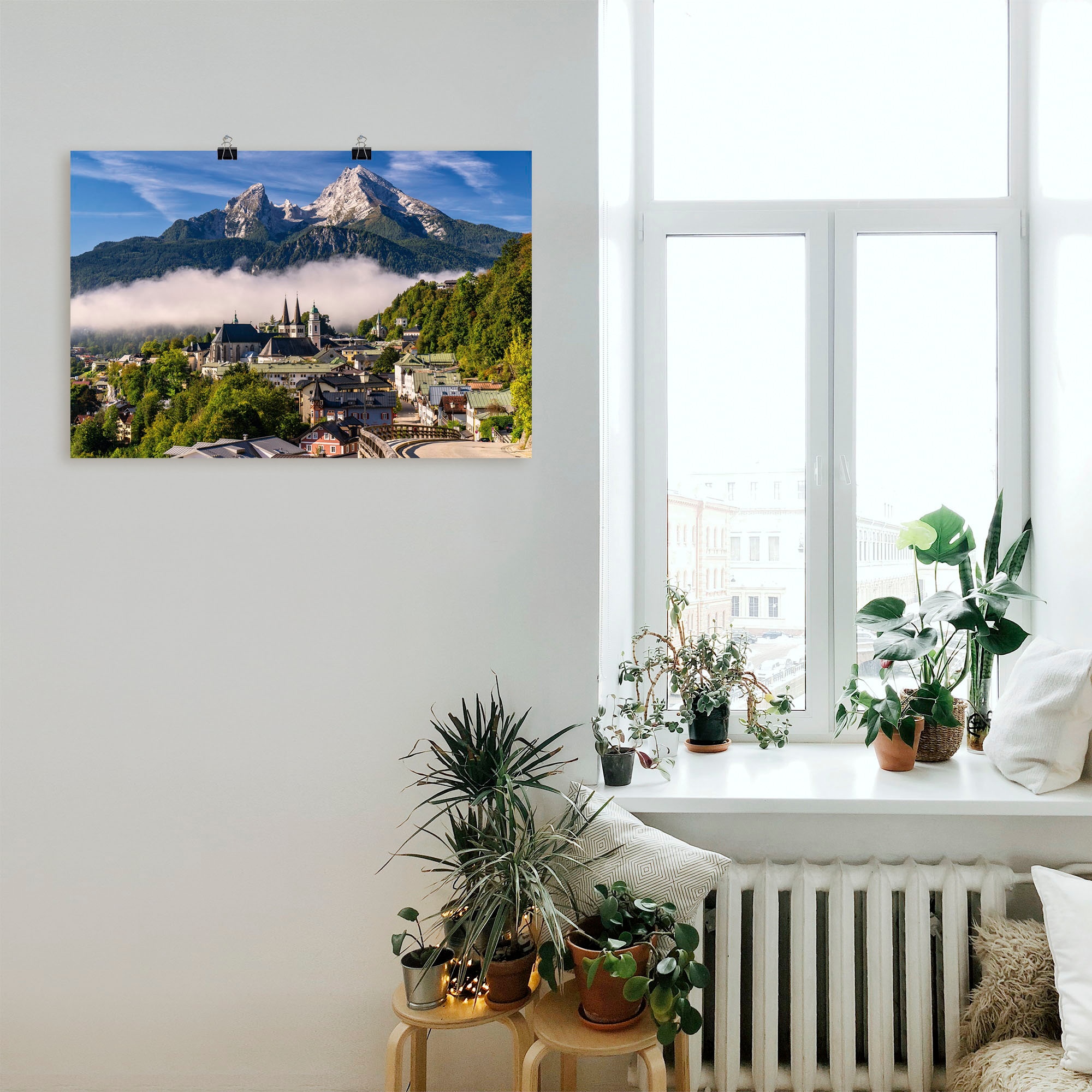 Artland Wandbild »Watzmannblick Berchtesgaden«, Deutschland, (1 St.), als Leinwandbild, Poster in verschied. Größen