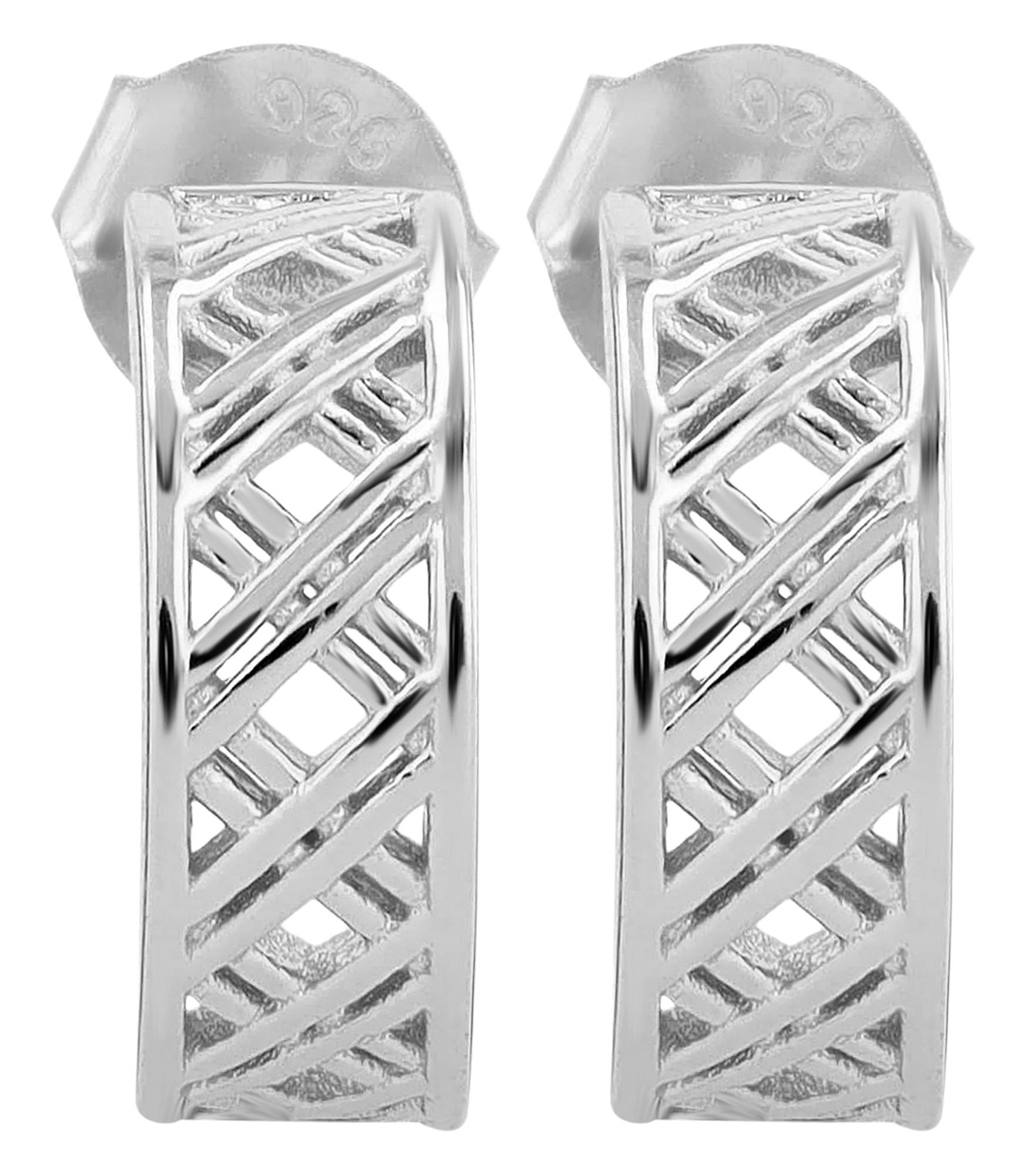 Paar Ohrhänger ADELIA´S "Damen Ohrringe – Ohrstecker aus 925 Silber", Damen, Gr. Damen, Silber 925 (Sterlingsilber), silber, Ohrringe, Eine schöne Geschenkidee für jeden Anlass 2