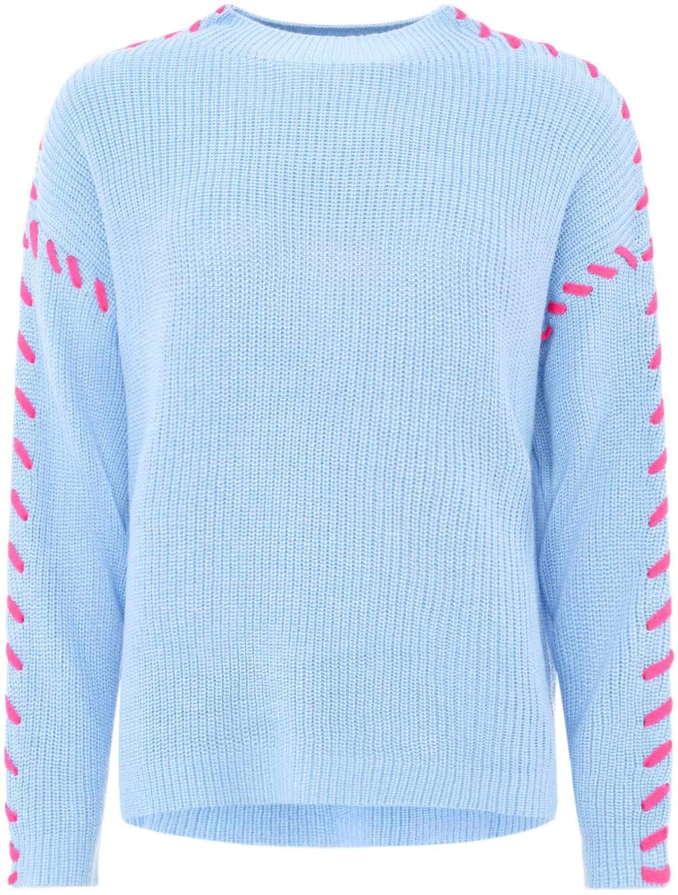 Zwillingsherz Strickpullover ""Stitching"", mit kontrastfarbigen Nähten und günstig online kaufen