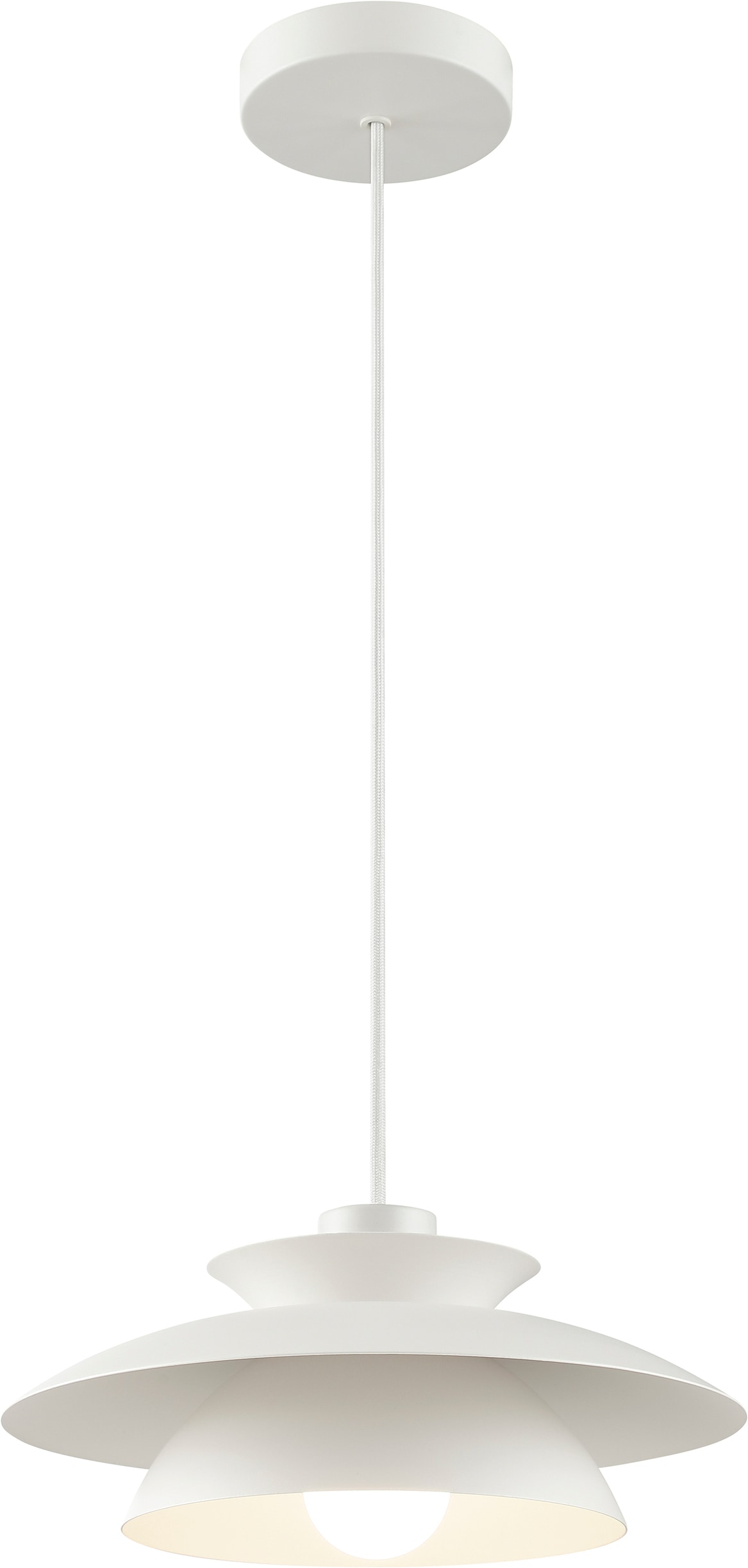 Brilliant Pendelleuchte »Appia« E27 1 Stk. Doppelschirm, Ø 30,5 cm, H 120 cm, E27 Fassung, Metall