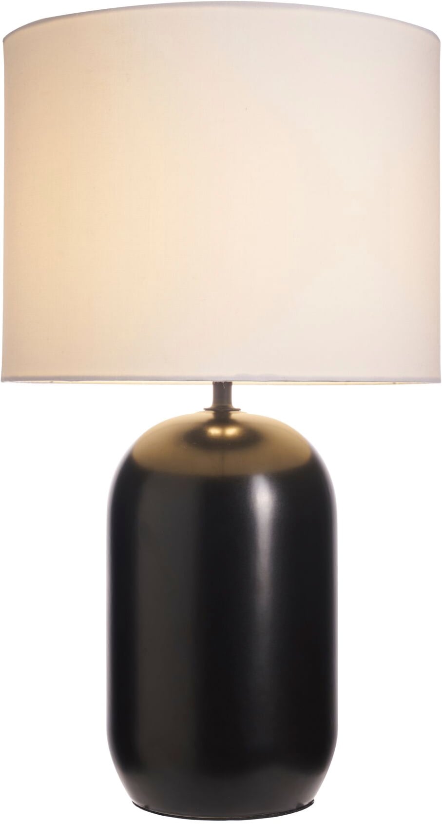 Pauleen Tischleuchte »Mystic Shine max 20W E14 Weiß/Schwarz 230V Stoff/Keramik« E14 1 Stk. IP20