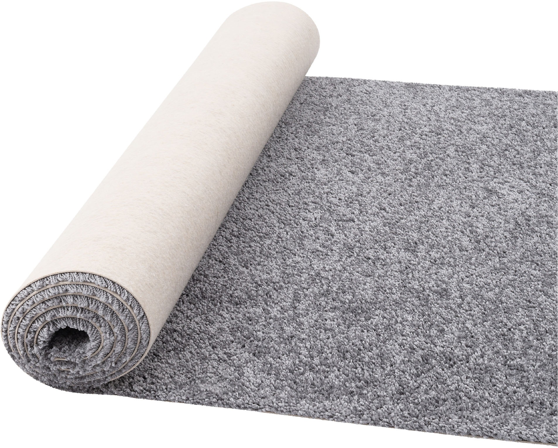 Thumbnail - my home Teppichboden "Rava, Velours, Gesamthöhe 16 mm" rechteckig Uni Farben, Breite 400 cm, weich, strapazierfähig, Woh...