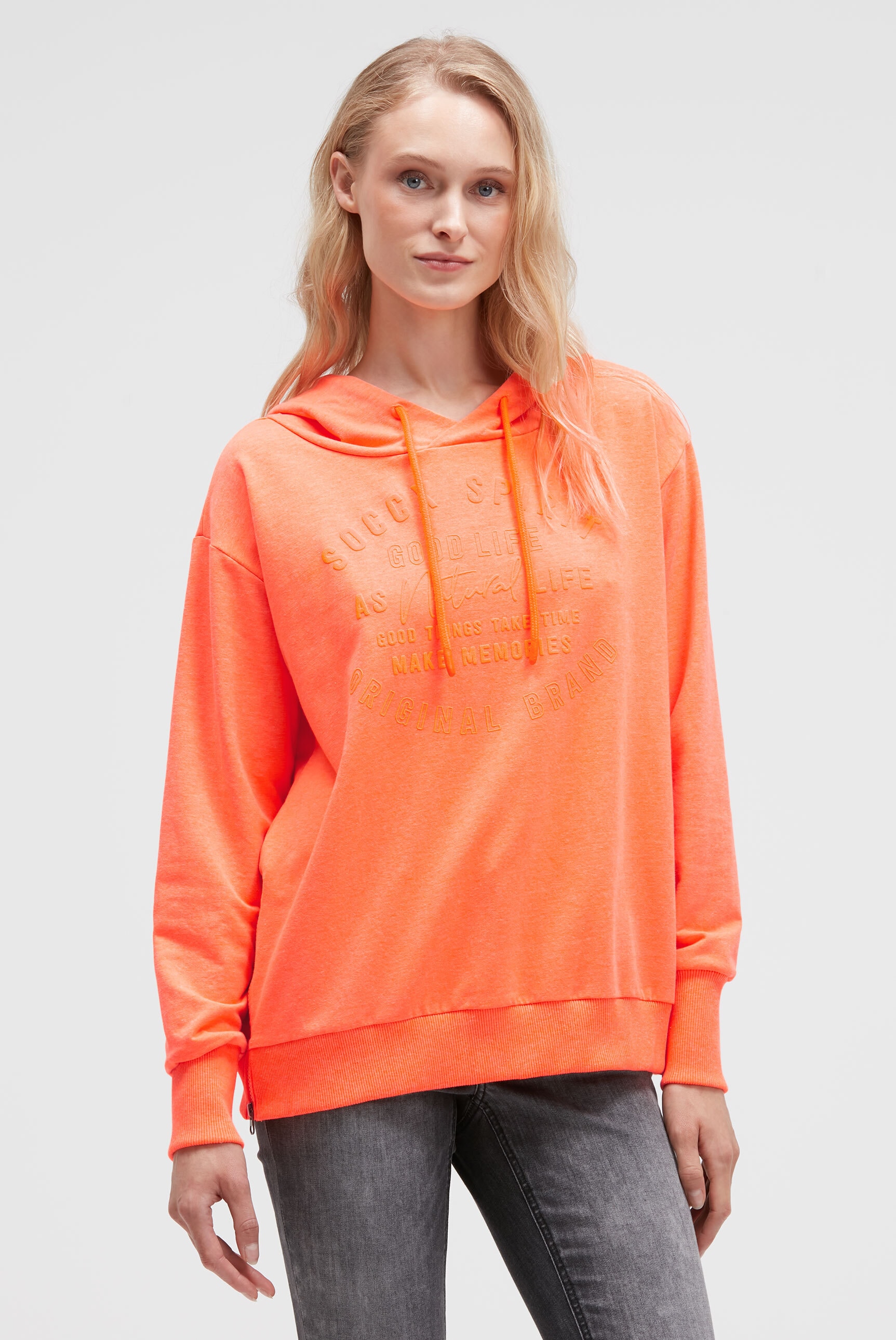 SOCCX Kapuzensweatshirt, mit Reißverschluss an den Seiten günstig online kaufen