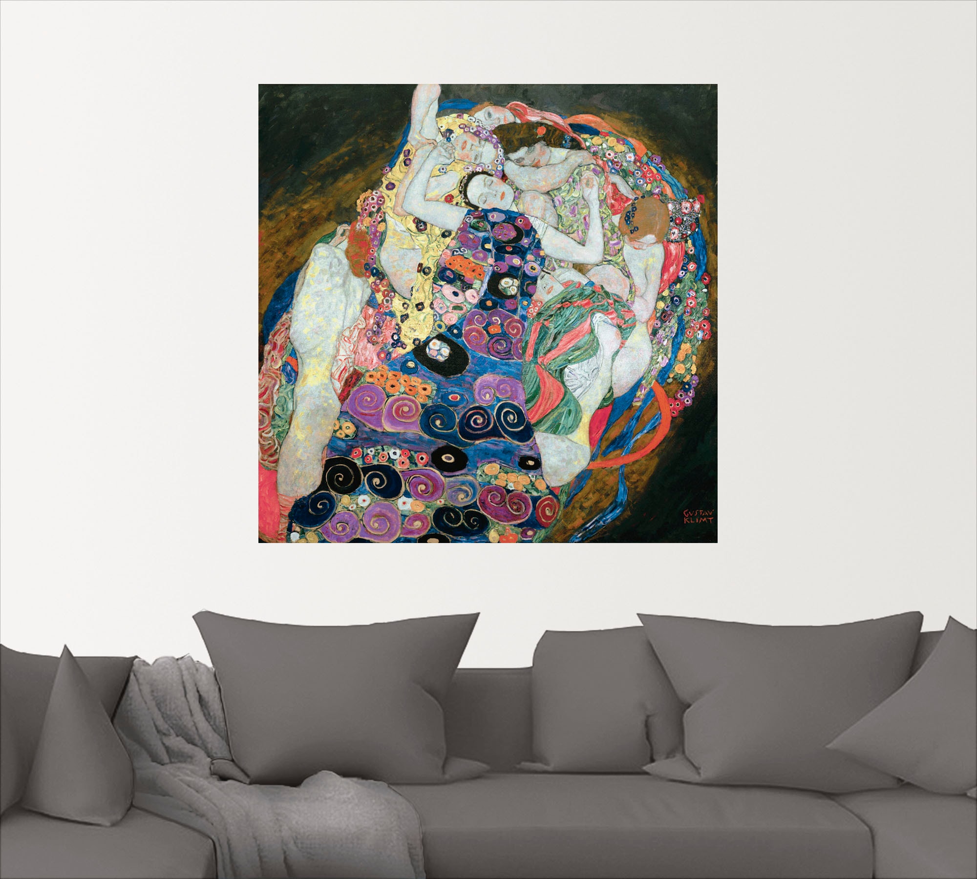 Artland Wandbild »Die Mädchen (Die Jungfrau)«, Frau, (1 St.), als Leinwandbild, Wandaufkleber in verschied. Größen