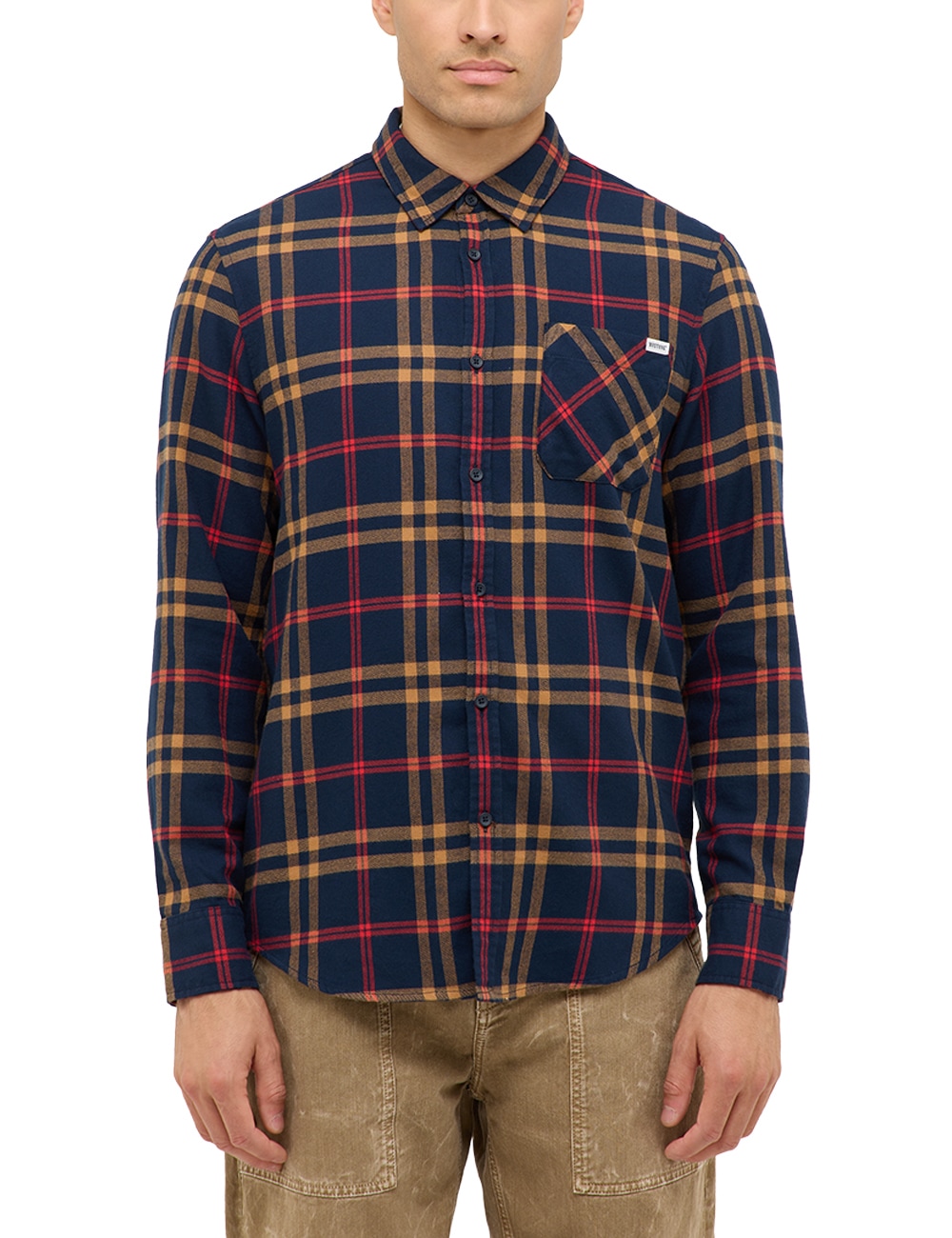 MUSTANG Langarmhemd "Herren Style Eastbridge" günstig online kaufen