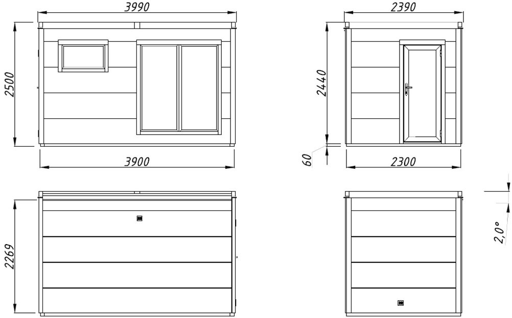 Palmako Sauna »Grace«