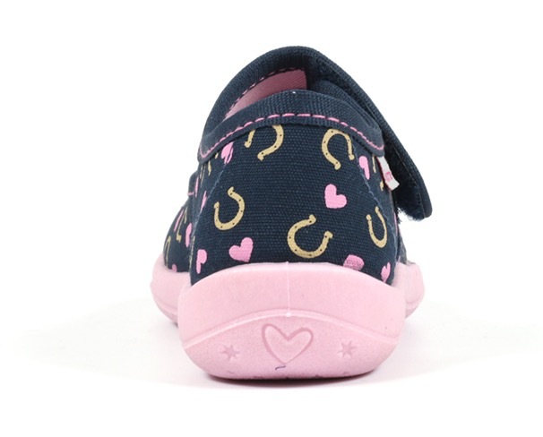 Thumbnail - Richter Hausschuh Klettschuh, Kindergarten Schuh mit süßem Print