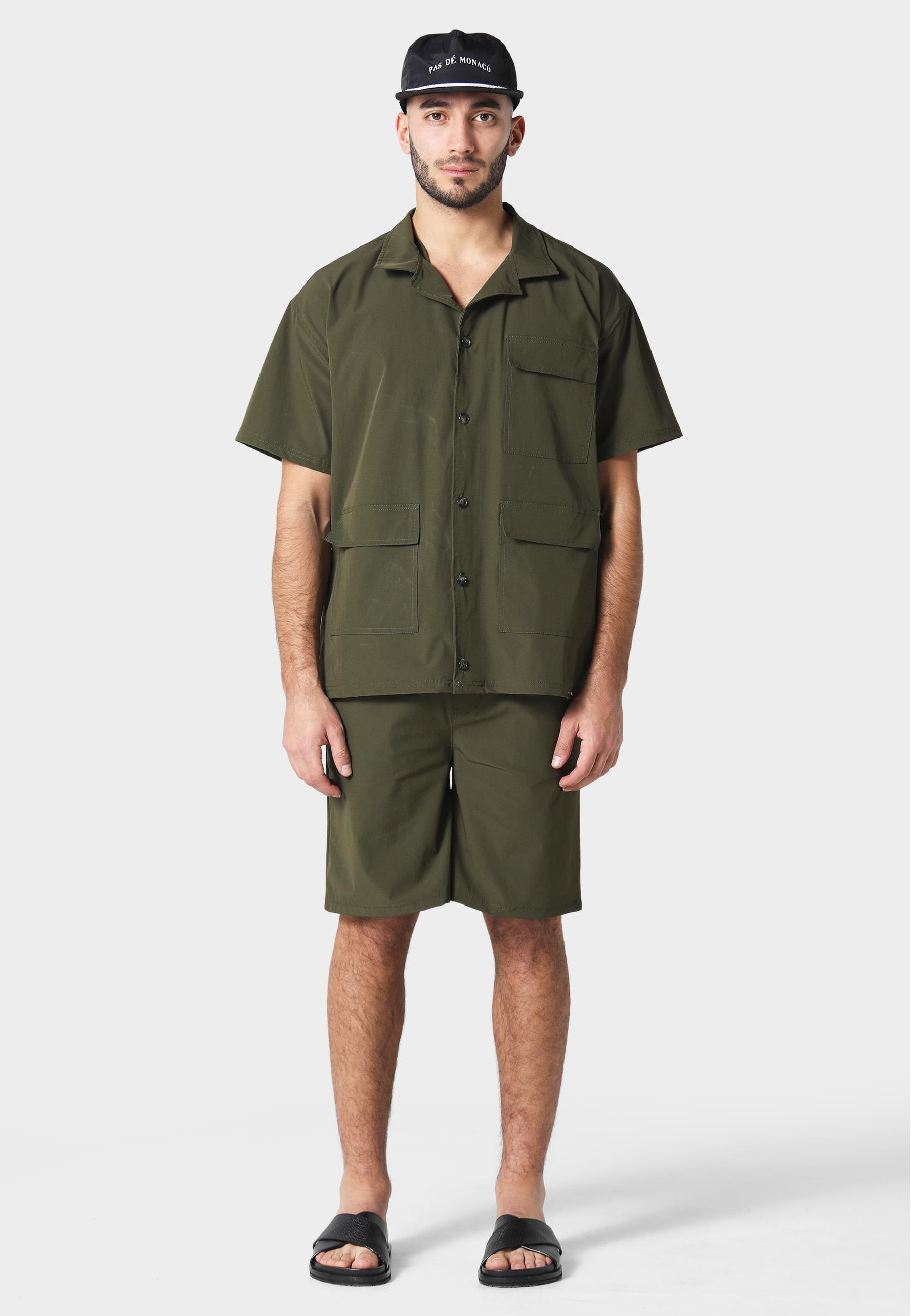 Pas De Monaco Shorts »Pas De Monaco UTILITY SHIRT«, (1 tlg.)