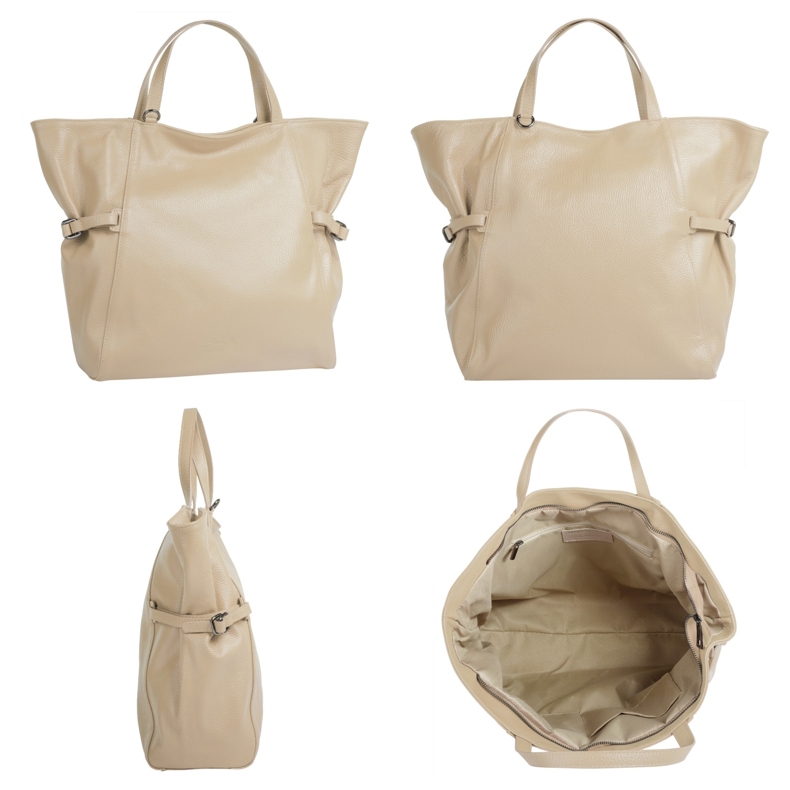Samantha Look Shopper, echt Leder, Made in Italy