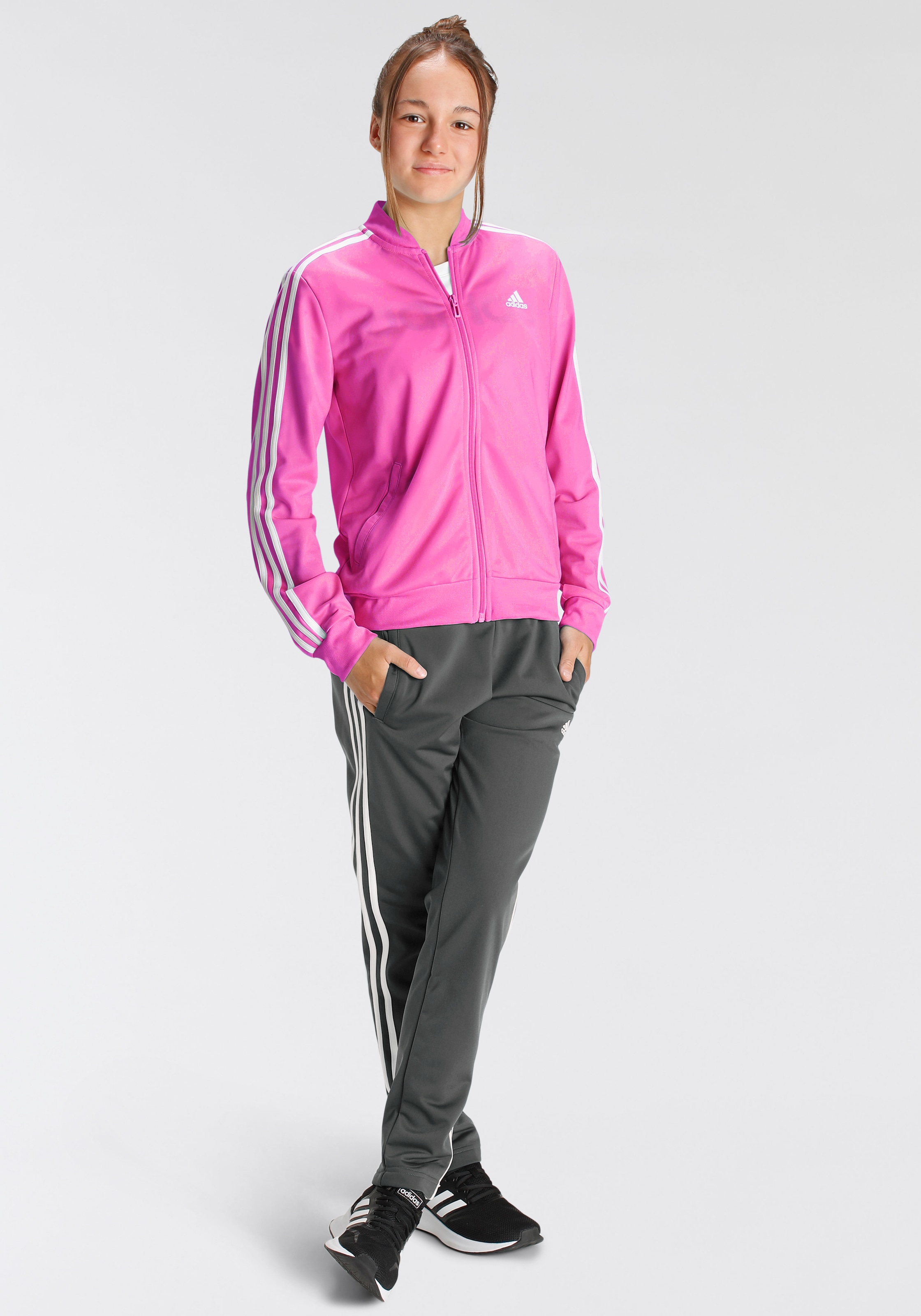 adidas Sportswear Trainingsanzug »ESSENTIALS 3-STREIFEN«, (2 tlg.)