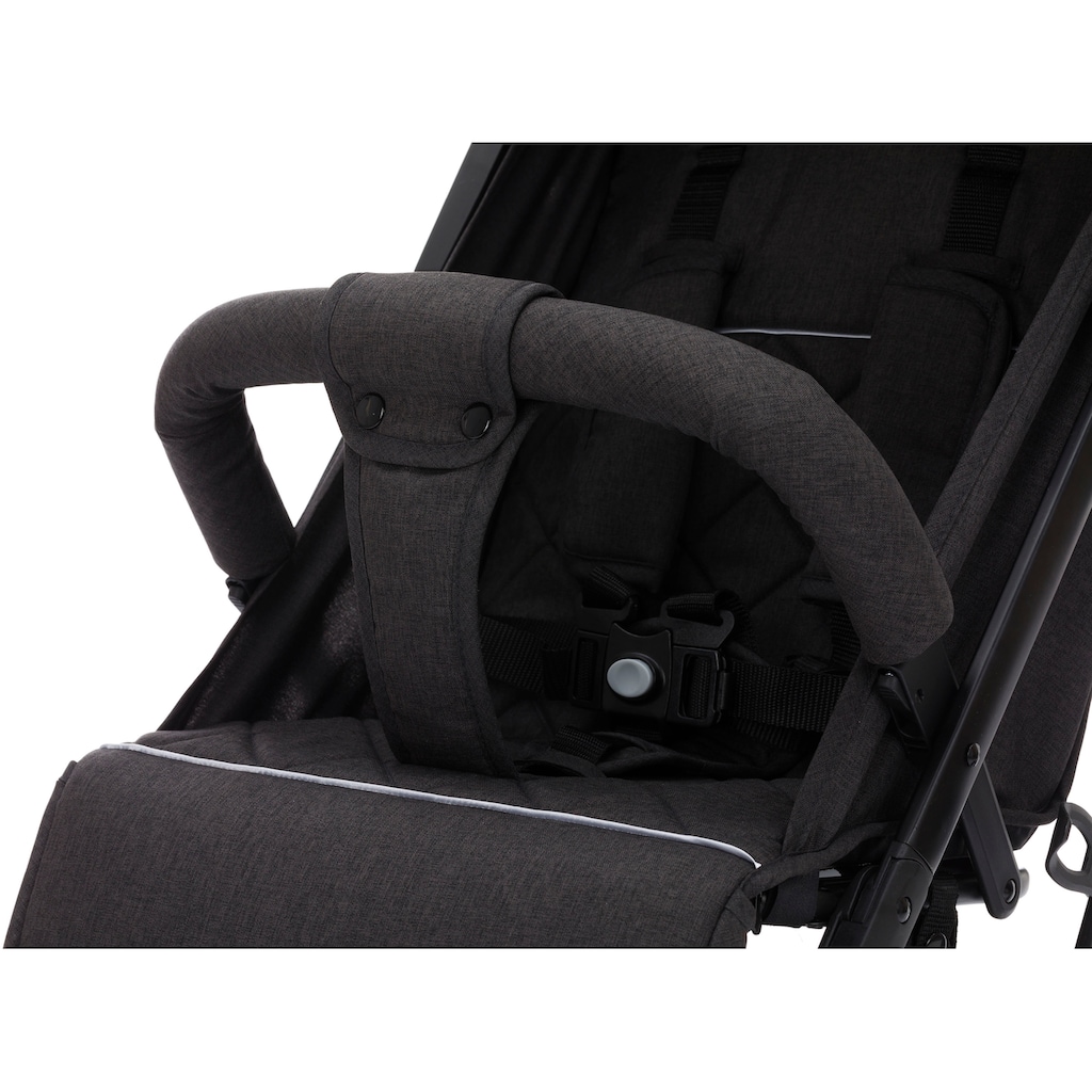 Fillikid Kinder-Buggy »Fill Styler Elite, schwarz melange«, 22 kg