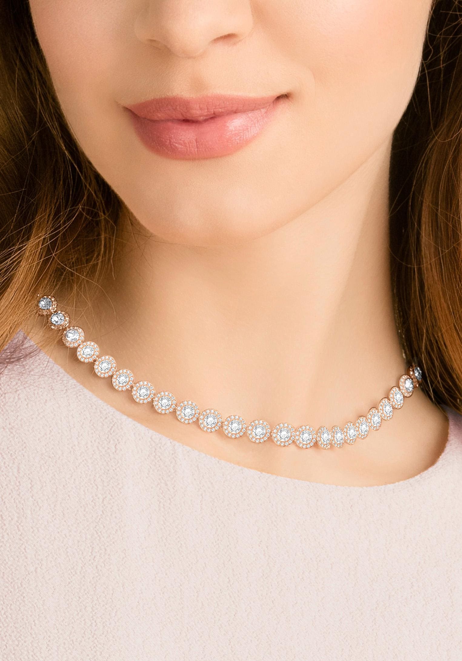 Swarovski Collier »Una Angelic, 5367845«, mit Swarovski® Kristall