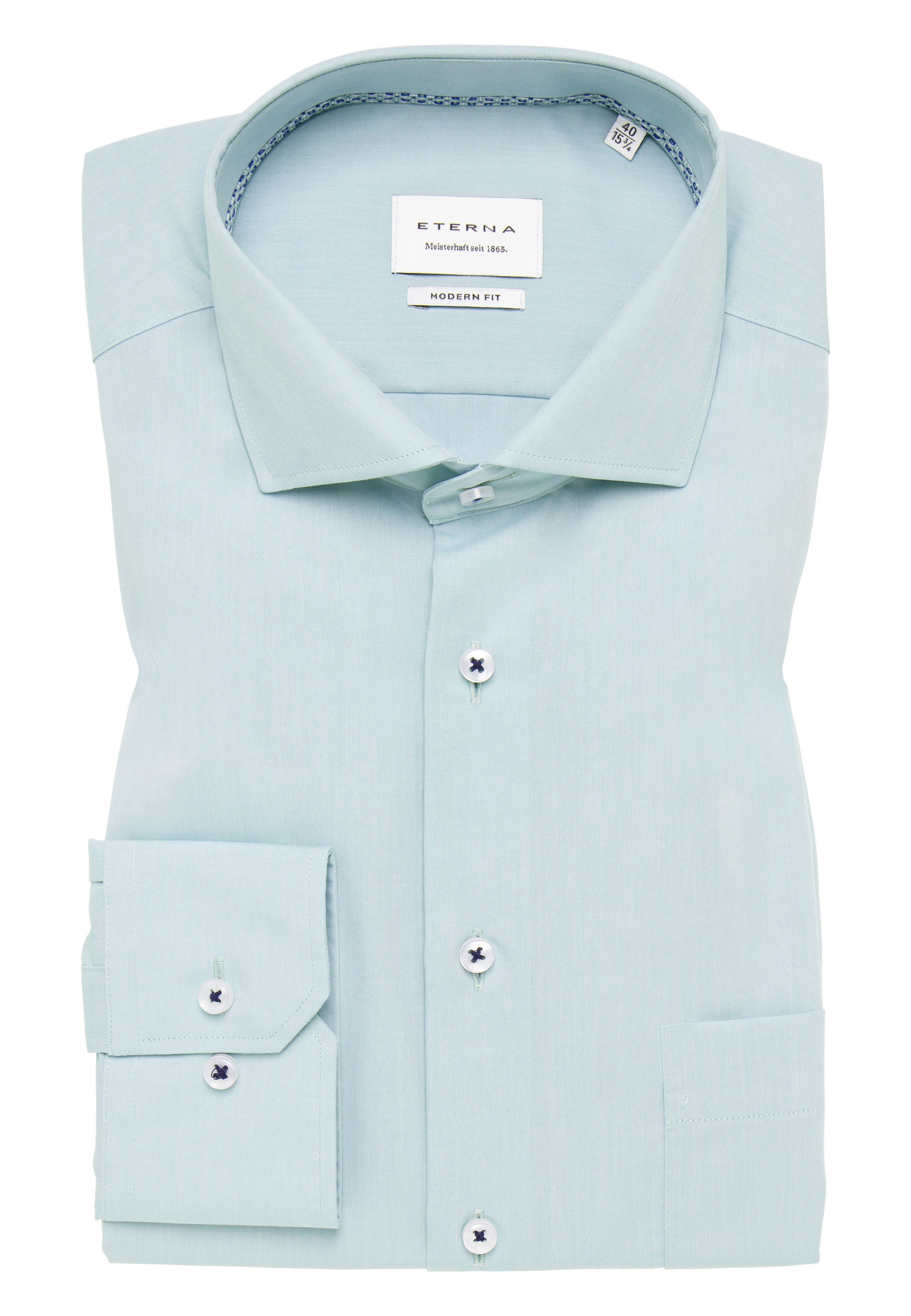 Eterna Langarmhemd »MODERN FIT«, NON IRON (bügelfrei)