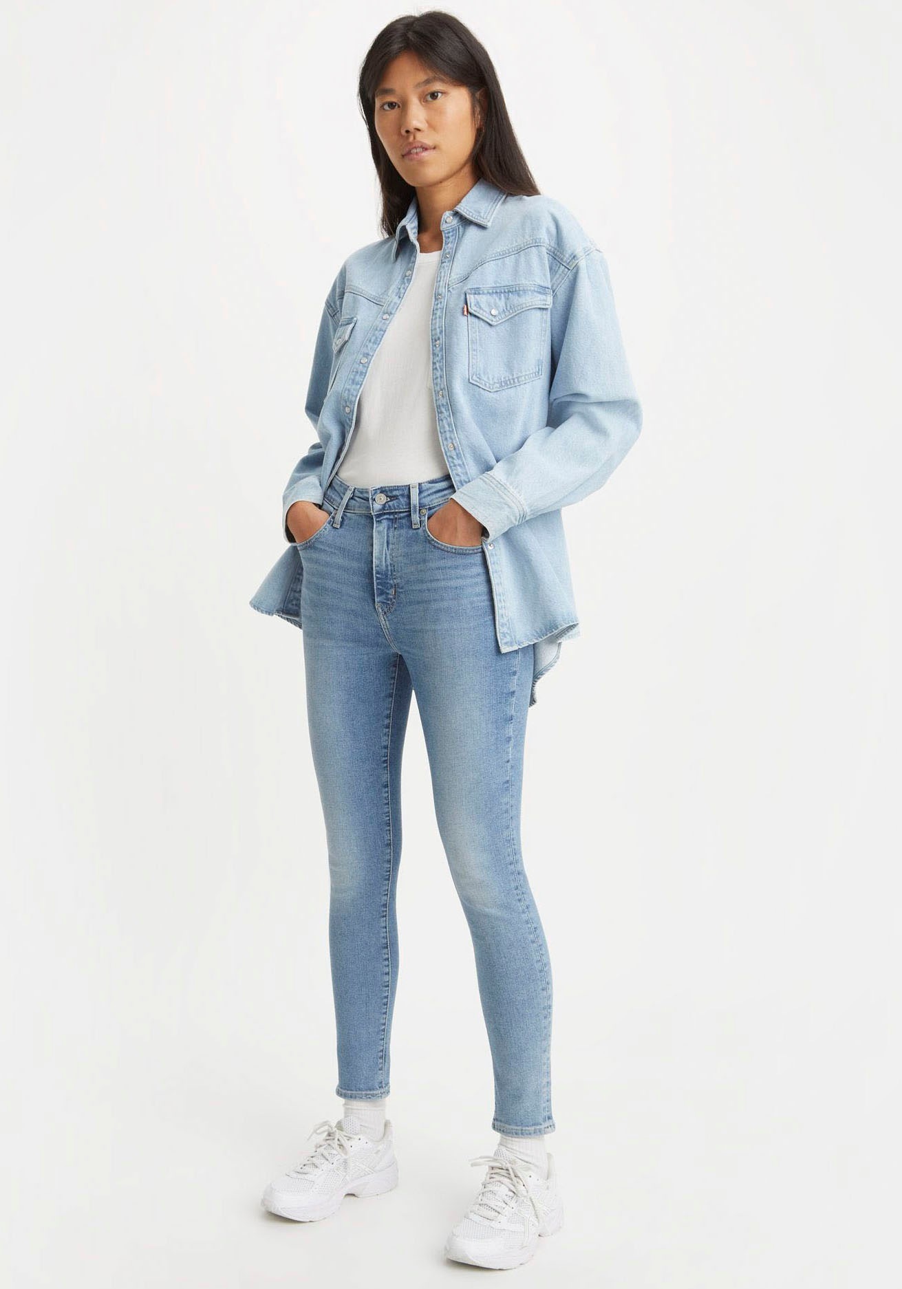 Levi's® Skinny-fit-Jeans »721 High rise skinny«, mit hohem Bund