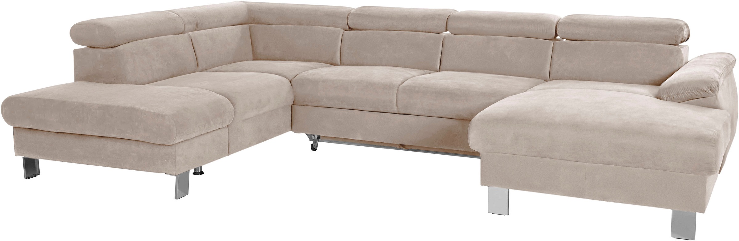 COTTA Wohnlandschaft "Komaris U-Form, B: 320 cm" mit Kopfteilverstellung, o günstig online kaufen