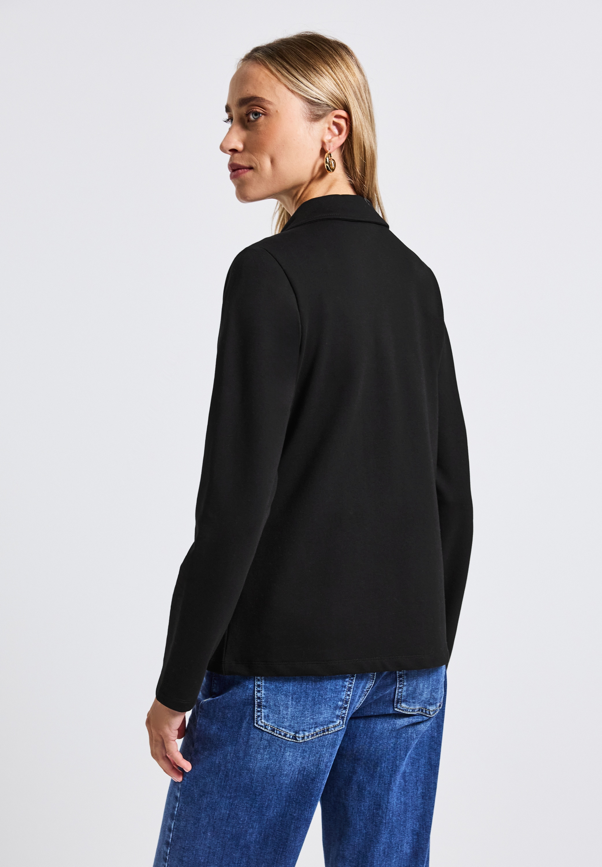 STREET ONE Kurzblazer, aus Baumwolle mit Stretchanteil