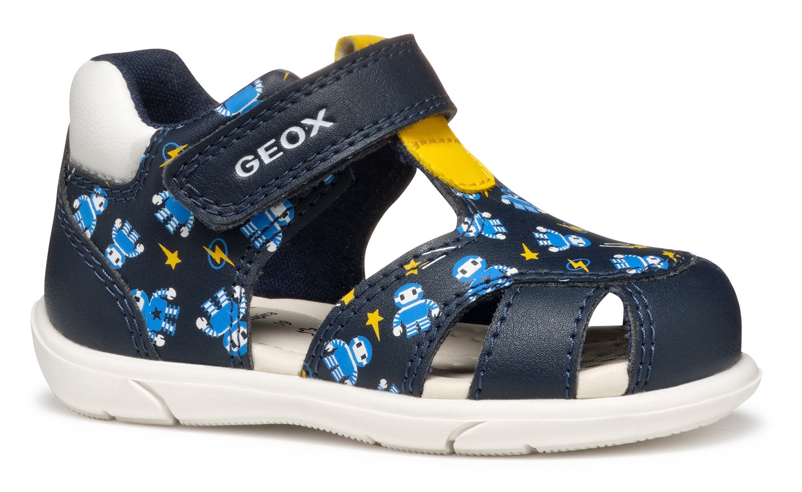 Geox Lauflernschuh »B SANDAL ZAPITO BOY«, Babyschuh, Sandale, Klettschuh mit süßem Roboter...