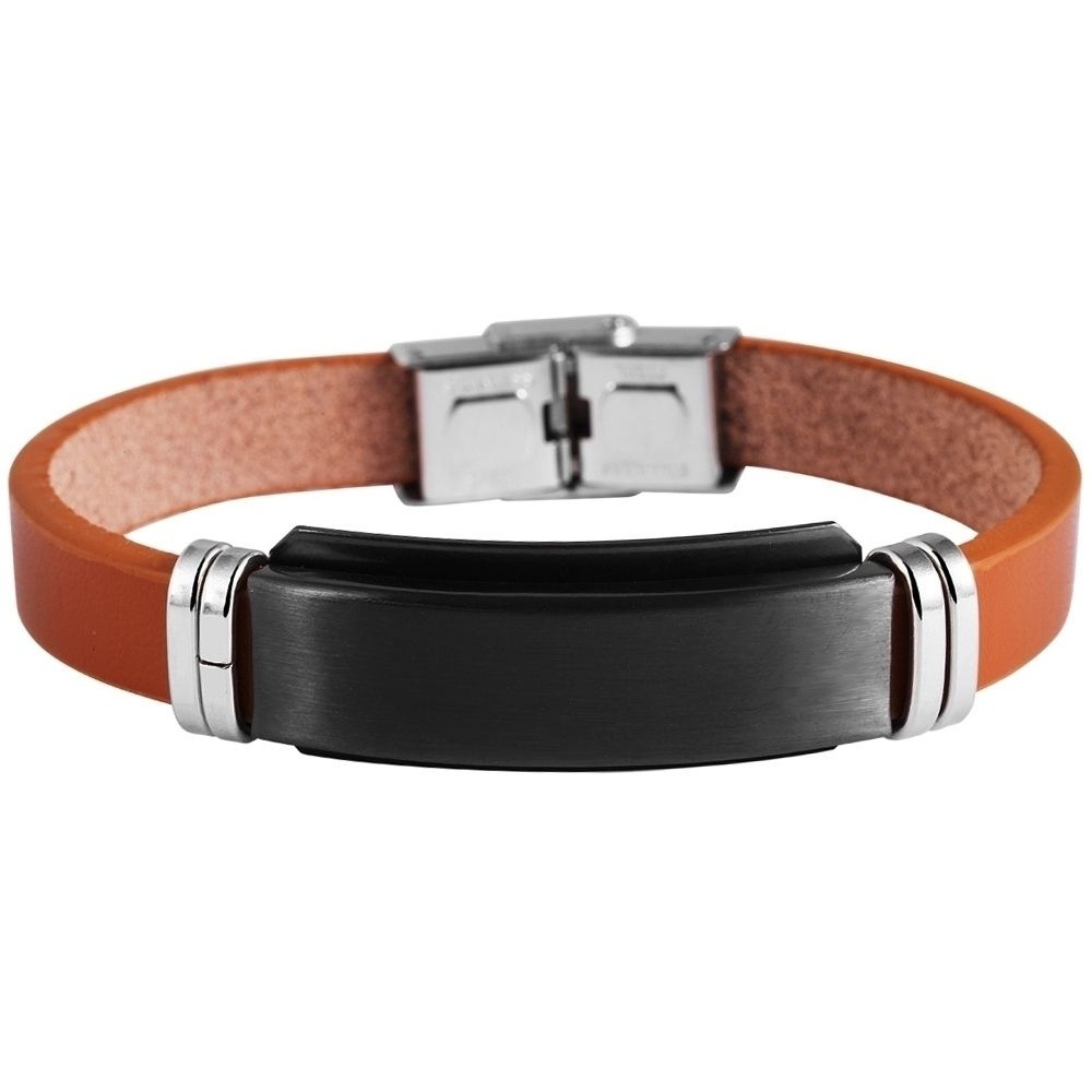 Adelia´s Armband »Herren Armband aus Leder 21,5 cm« Perfekt als Geschenk zum einfach so