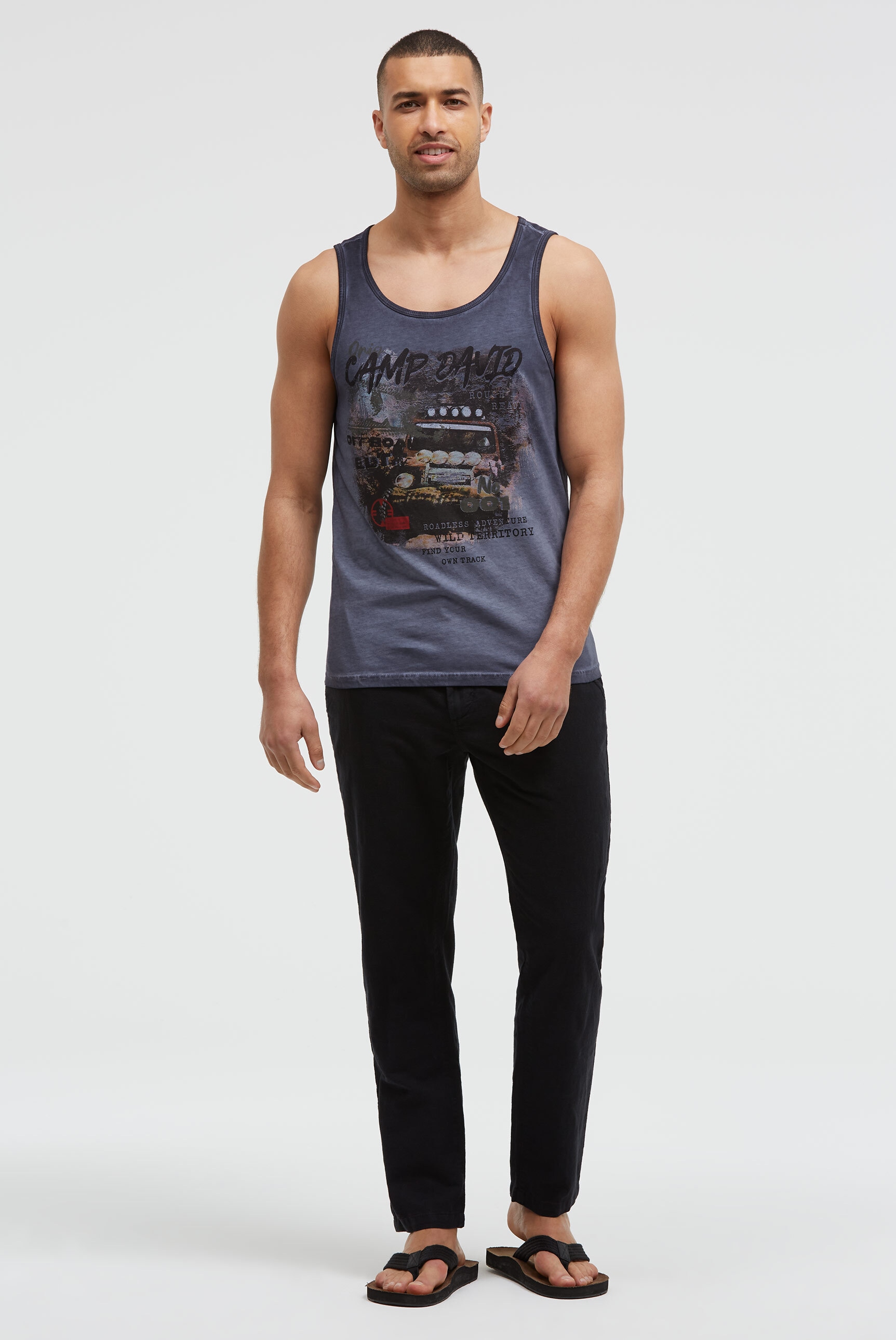 CAMP DAVID Tanktop aus Baumwolle