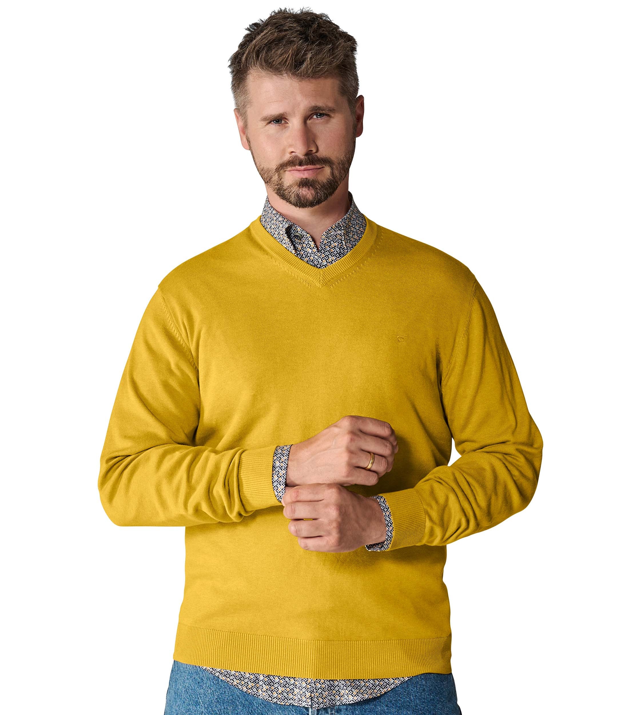 CASAMODA Strickpullover "CASAMODA Pullover uni"