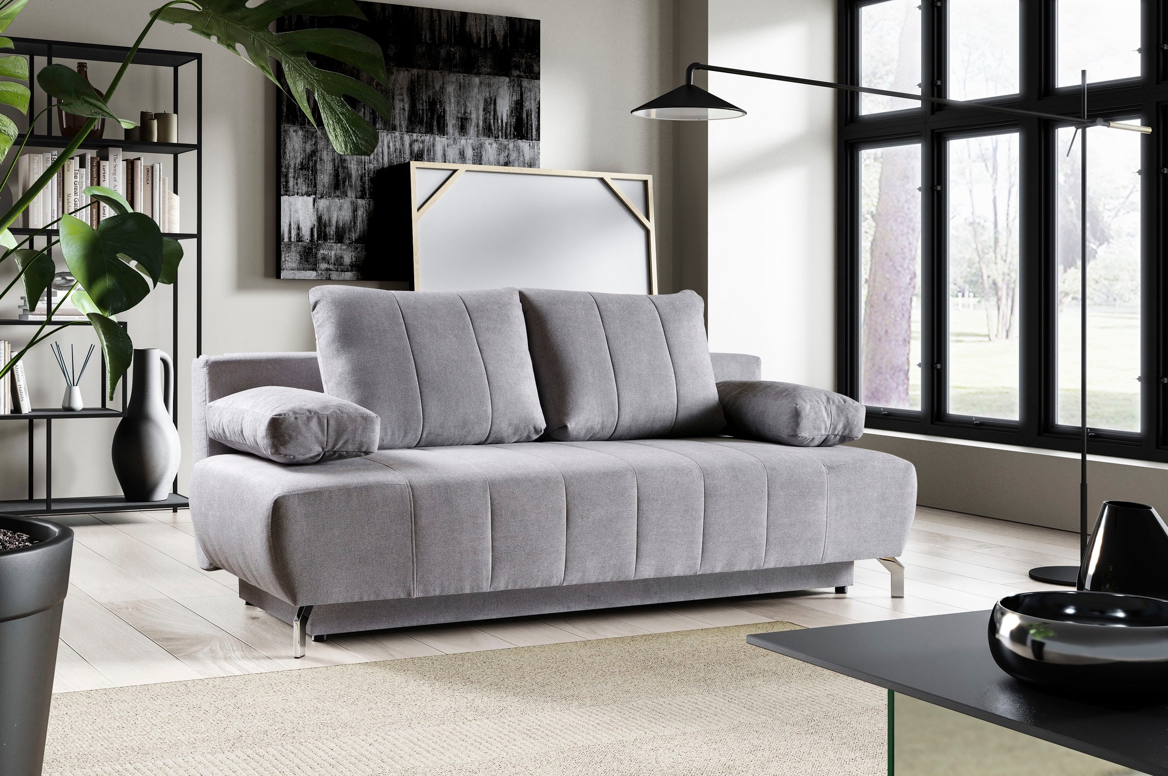 WERK2 Schlafsofa "Troya Bettsofa mit Bettkasten und Federkern, Breite 210cm günstig online kaufen