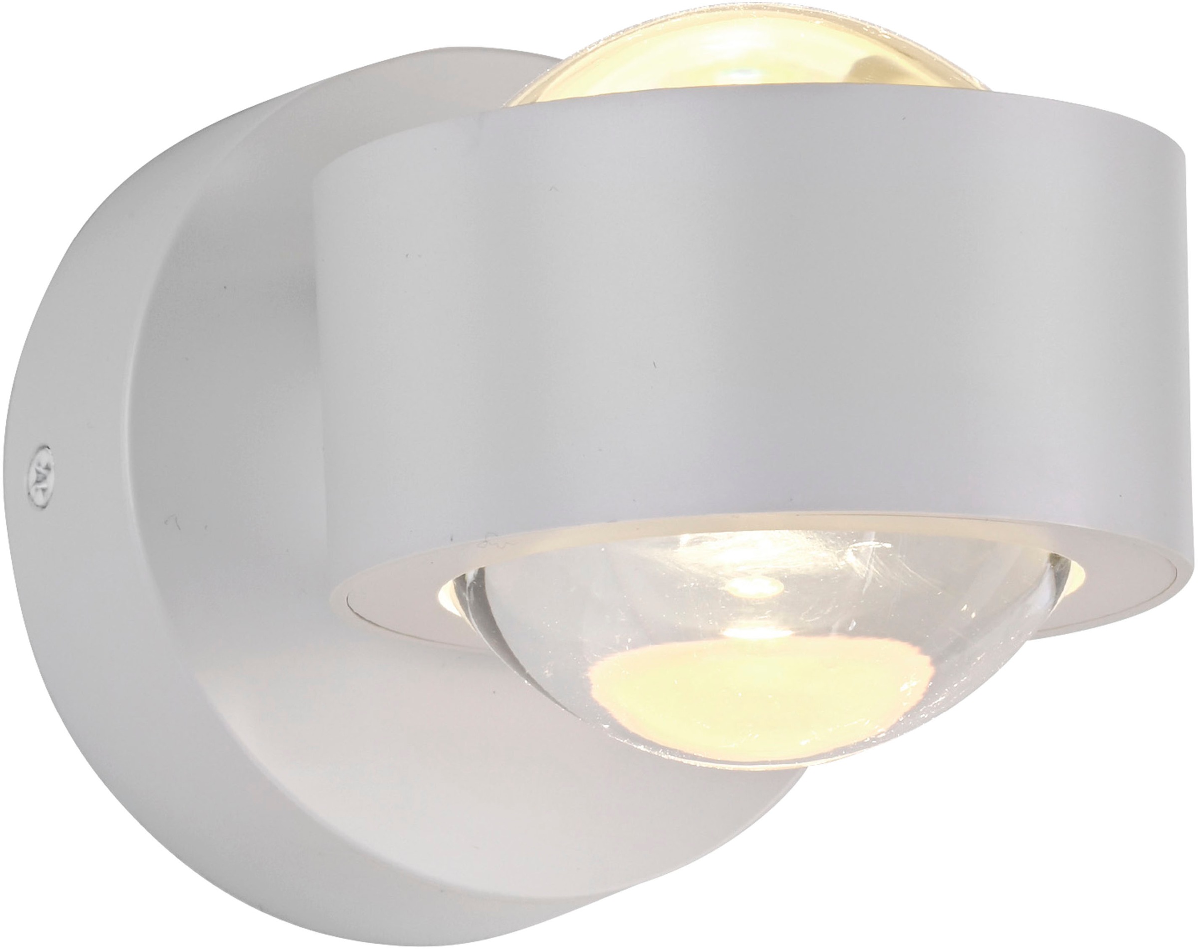 JUST LIGHT LED Wandleuchte »AKKU-CHIA« LED-Board 1 Stk. Warmweiß Akkubetrieben inkl. USB-Ladekabel, 5 Stufen Dimmung + Timerfunktion