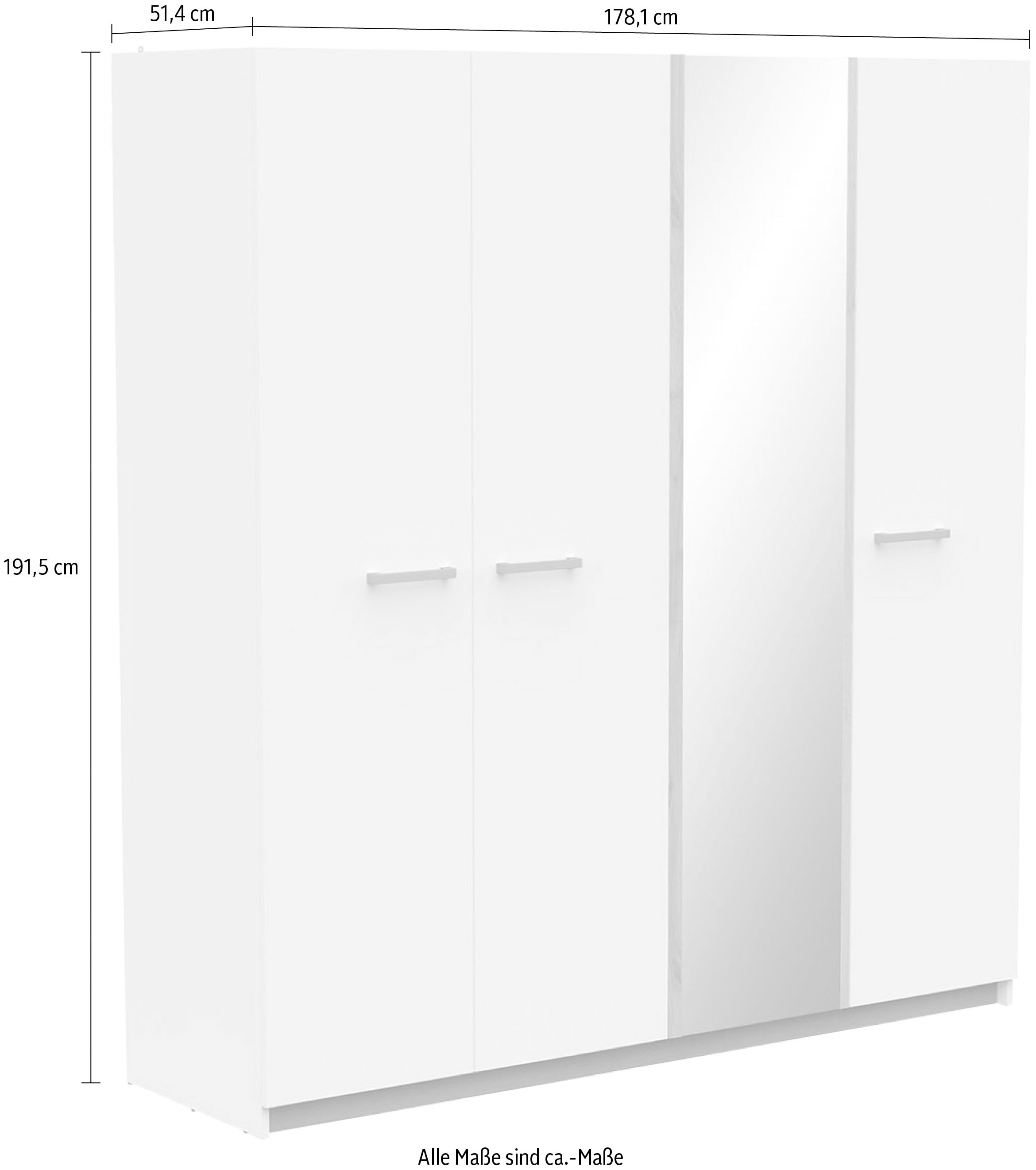 Demeyere GROUP Drehtürenschrank 1 Stk. tlg.