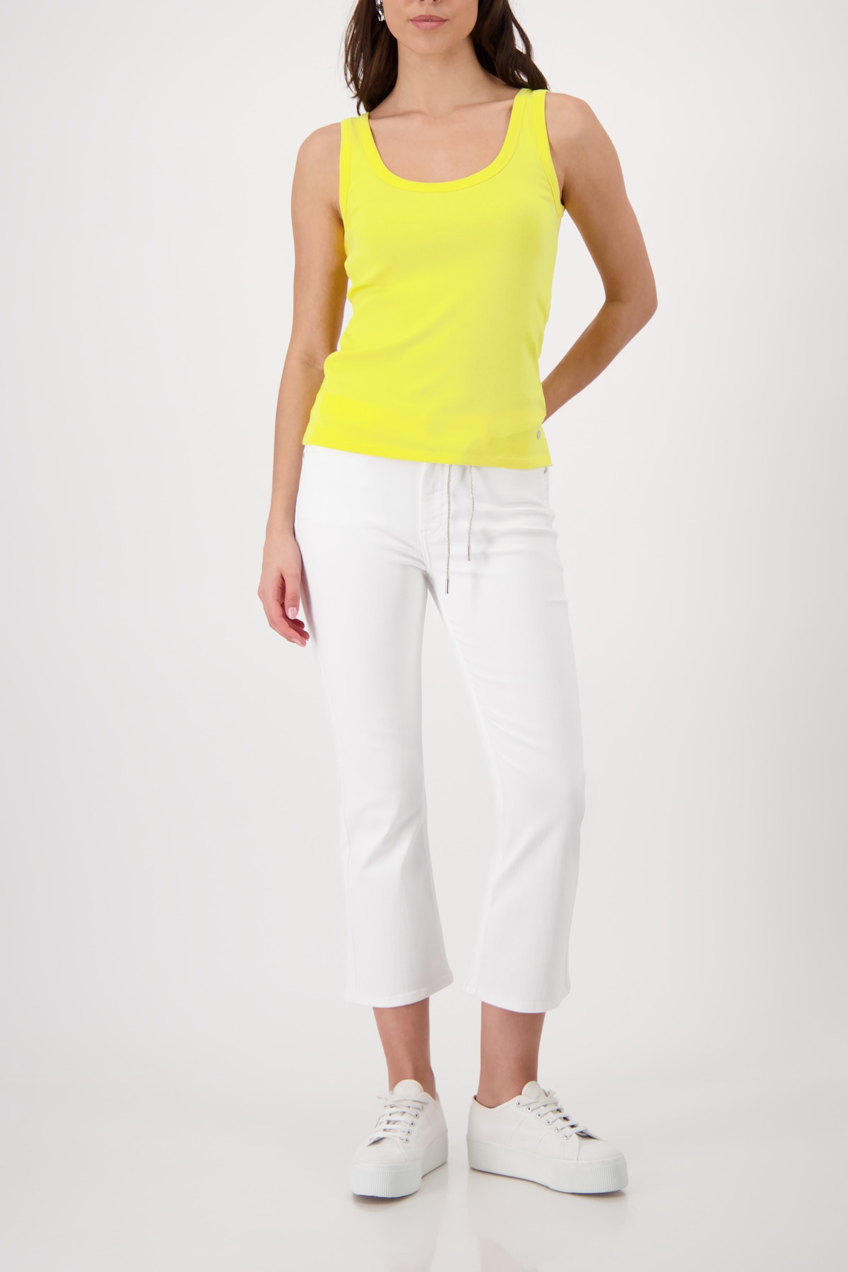 Monari Tanktop Regular fit mit Rundhalsausschnitt