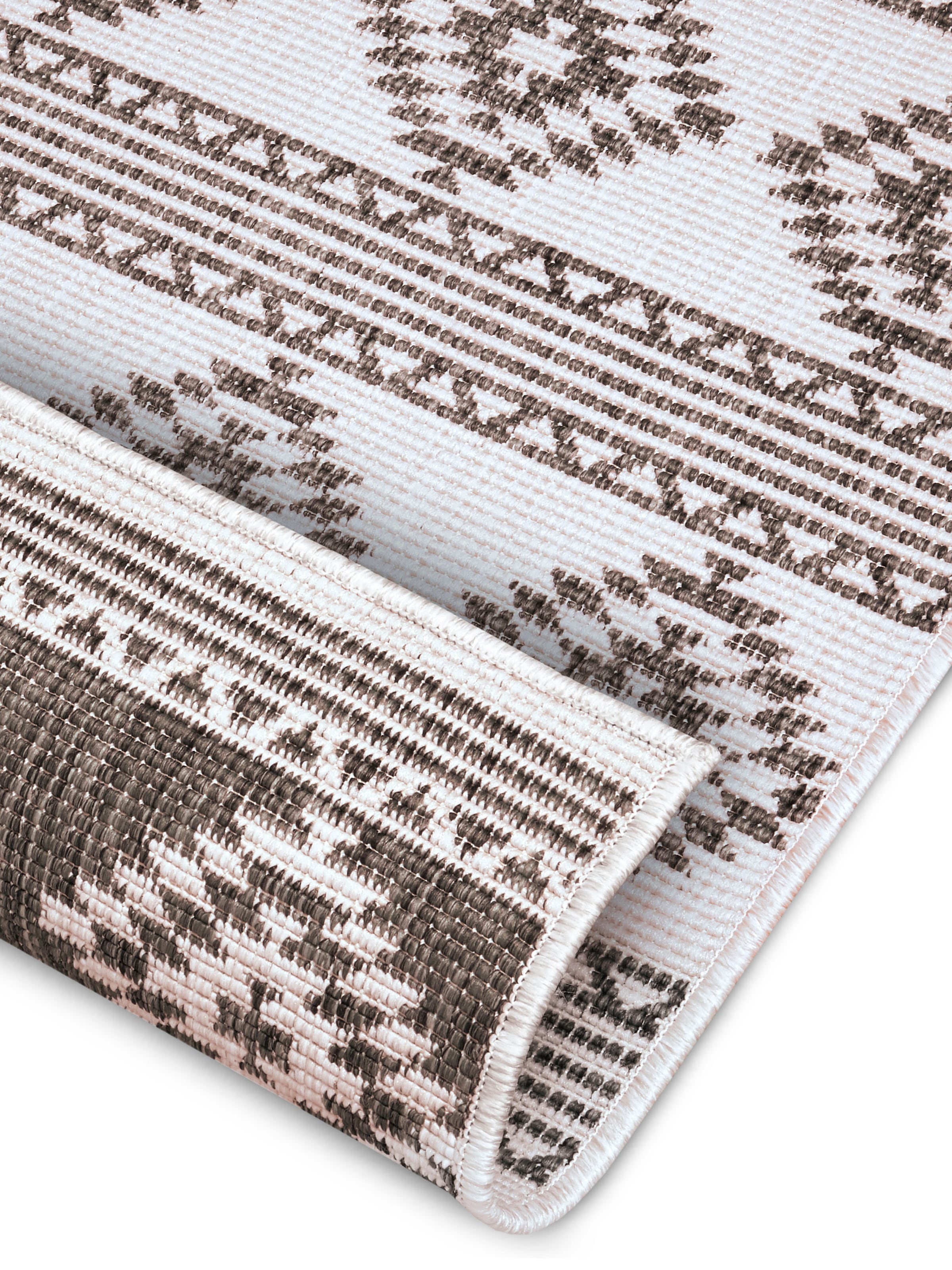 freundin Home Collection Läufer »Maple«, rechteckig, 5 mm Höhe, Flachgewebe WendbarRauten Design, Pflegeleicht