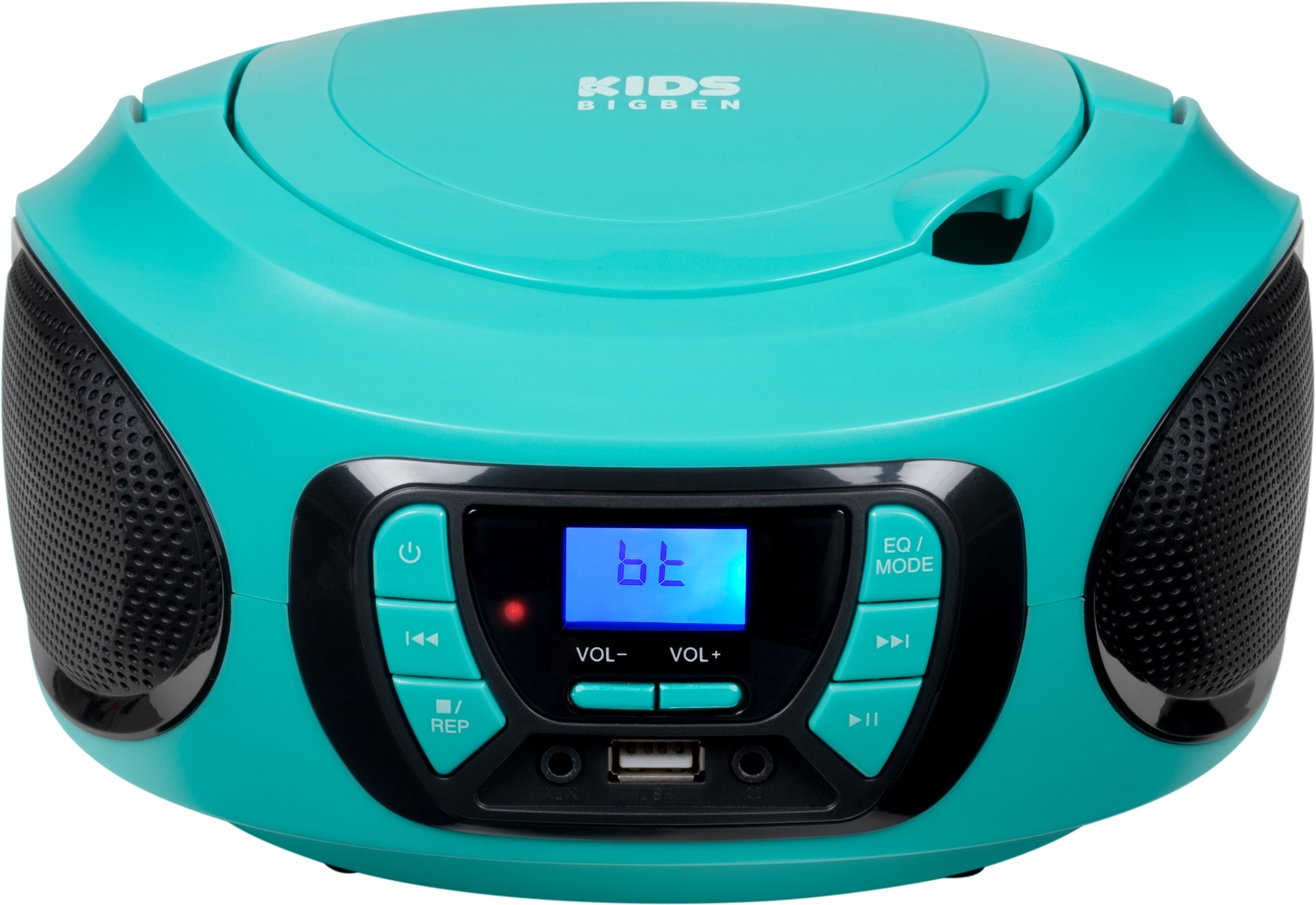 BigBen CD-Radiorecorder »Kids Tragbares CD/Radio AU387315 USB/BT blau«, (Bluetooth FM-Tuner)